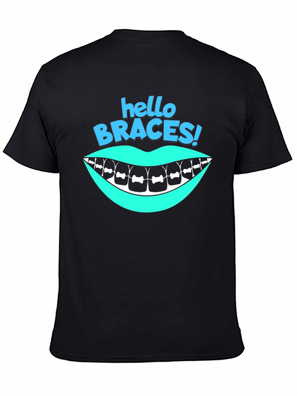 Hello Braces! Graphic T-Shirt - Black