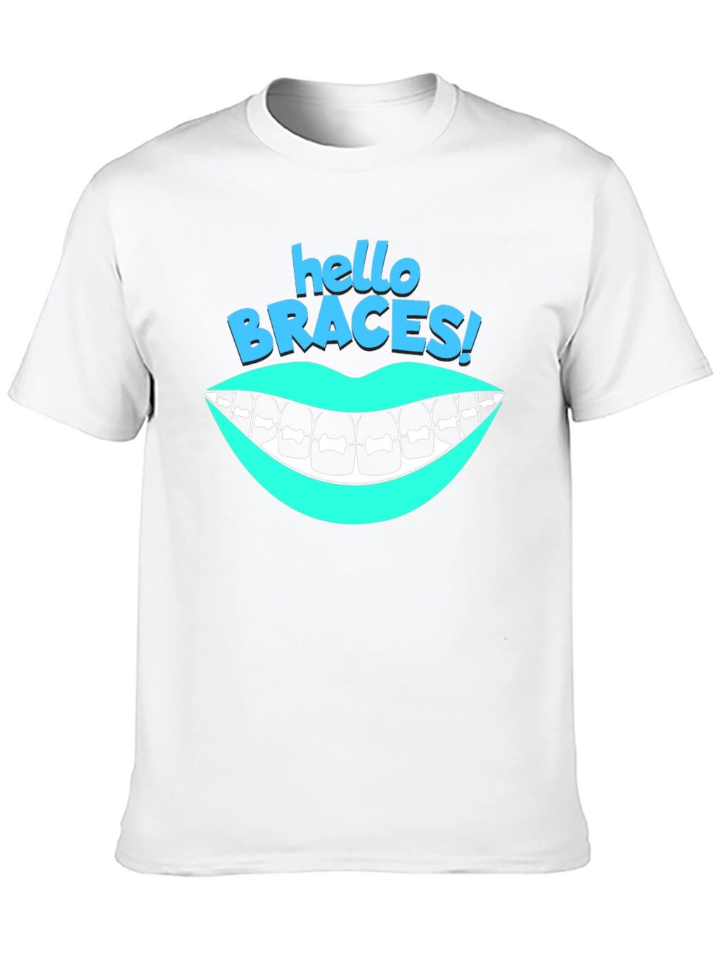 Hello Braces! Graphic T-Shirt - Black