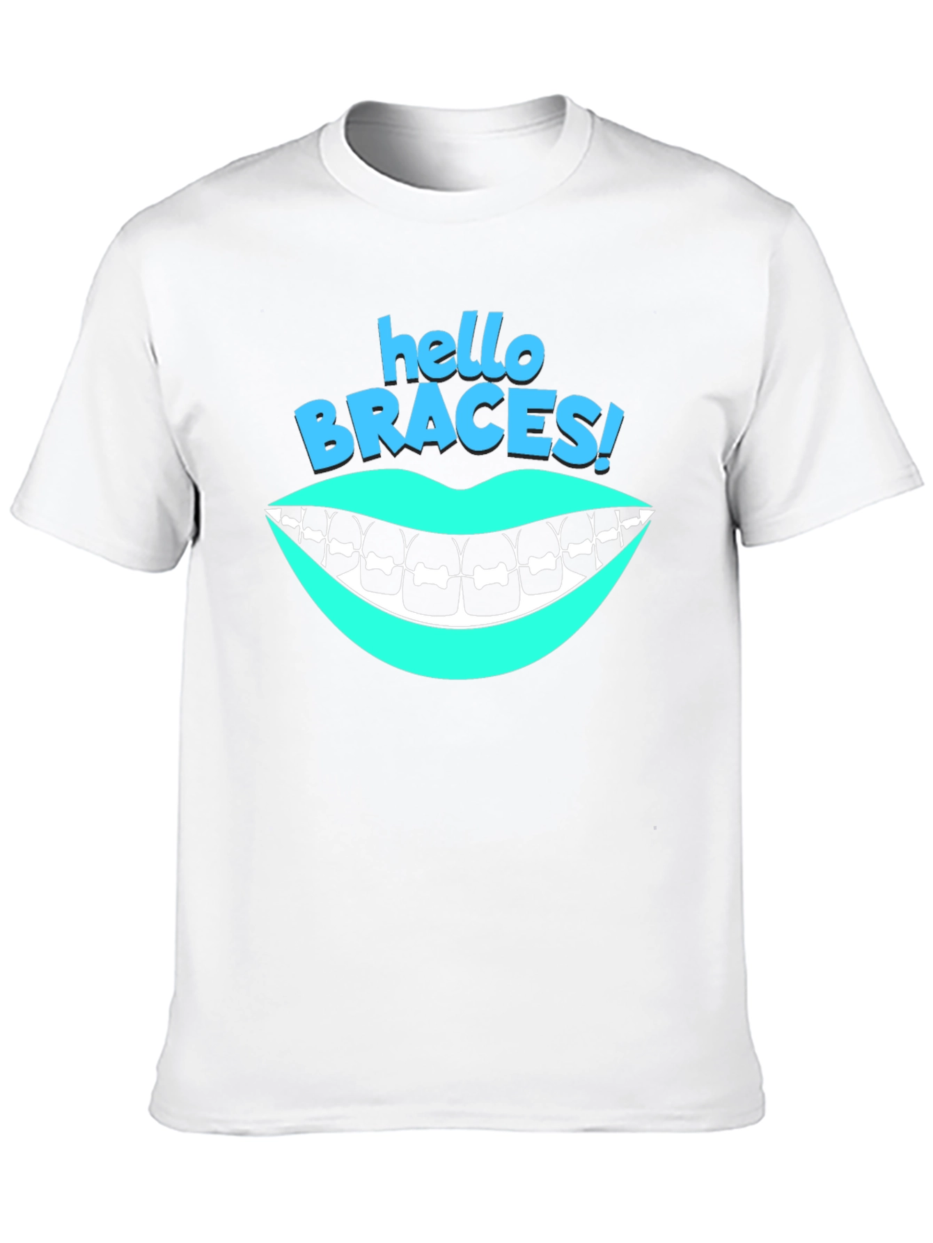 Hello Braces! Graphic T-Shirt - Black