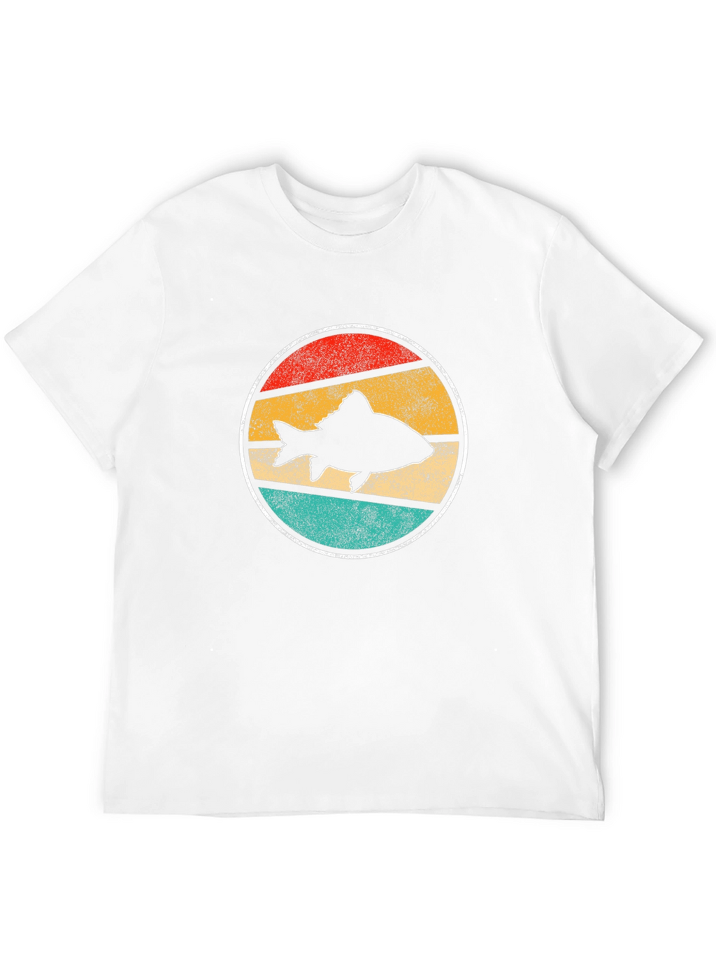 Retro Fish Silhouette T-Shirt