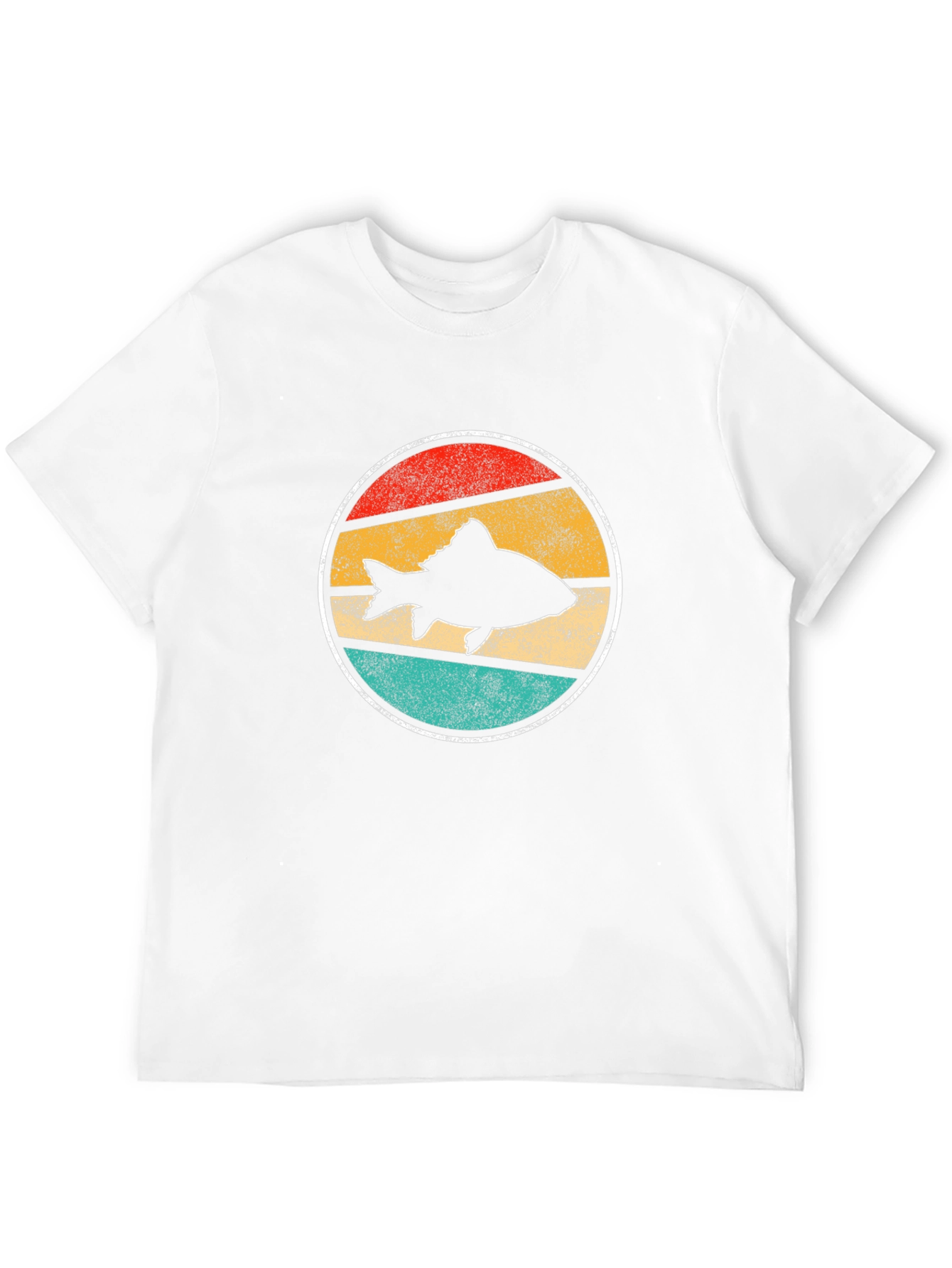 Retro Fish Silhouette T-Shirt