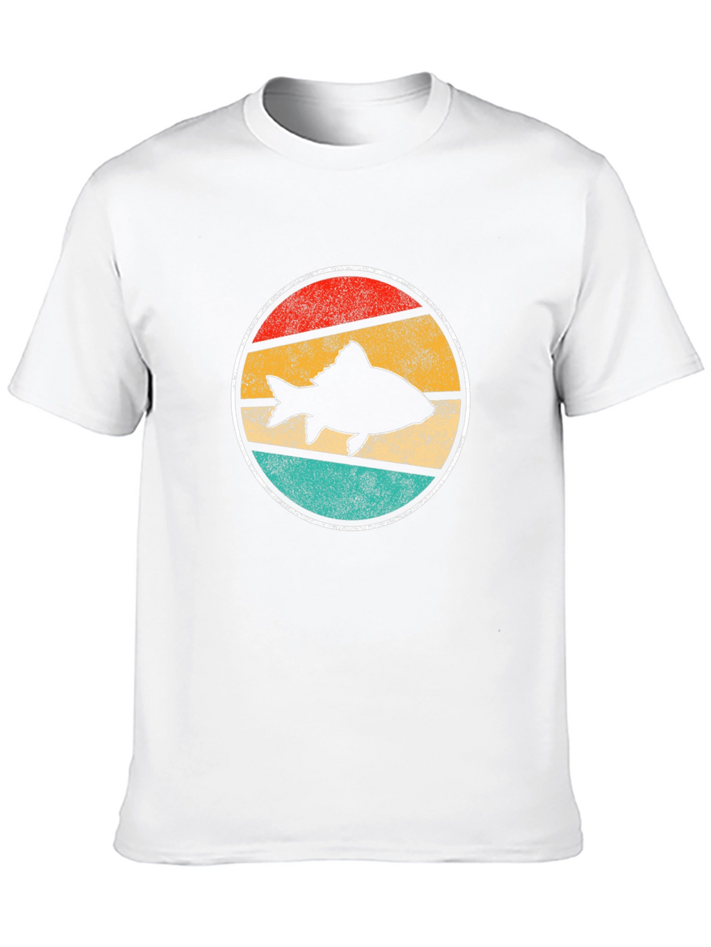 Retro Fish Silhouette T-Shirt