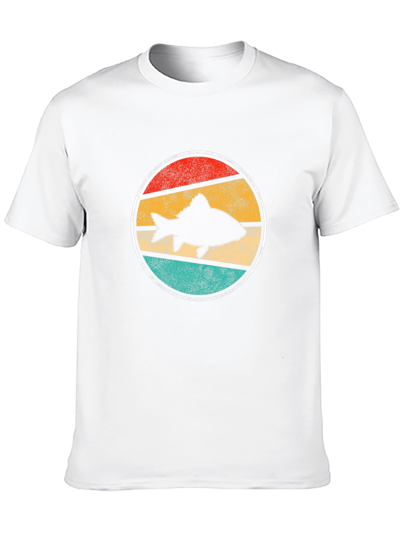 Retro Fish Silhouette T-Shirt