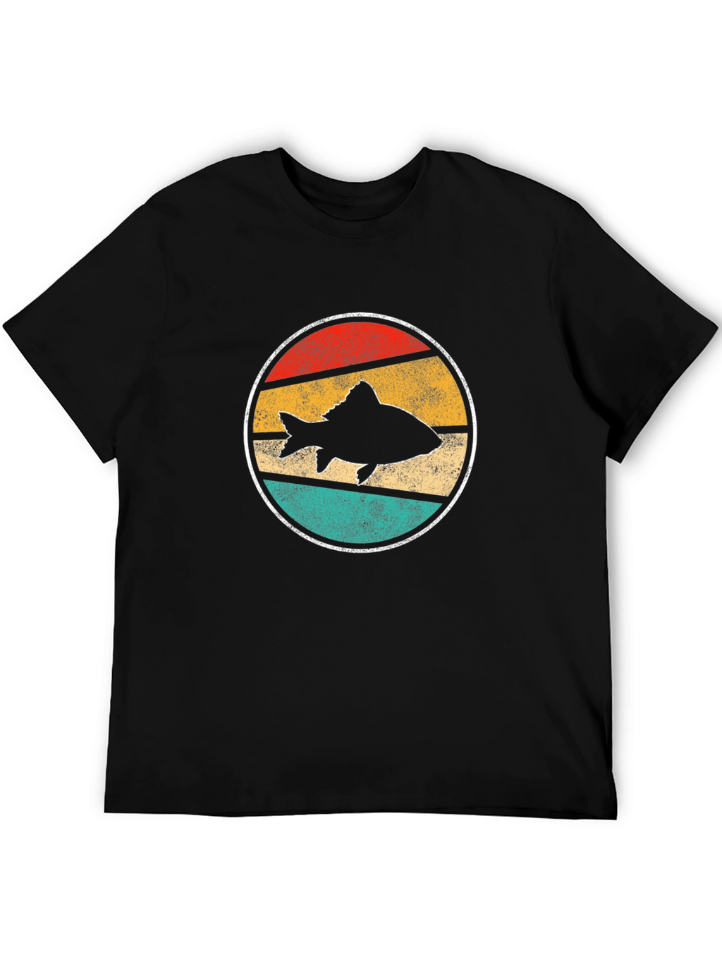 Retro Fish Silhouette T-Shirt