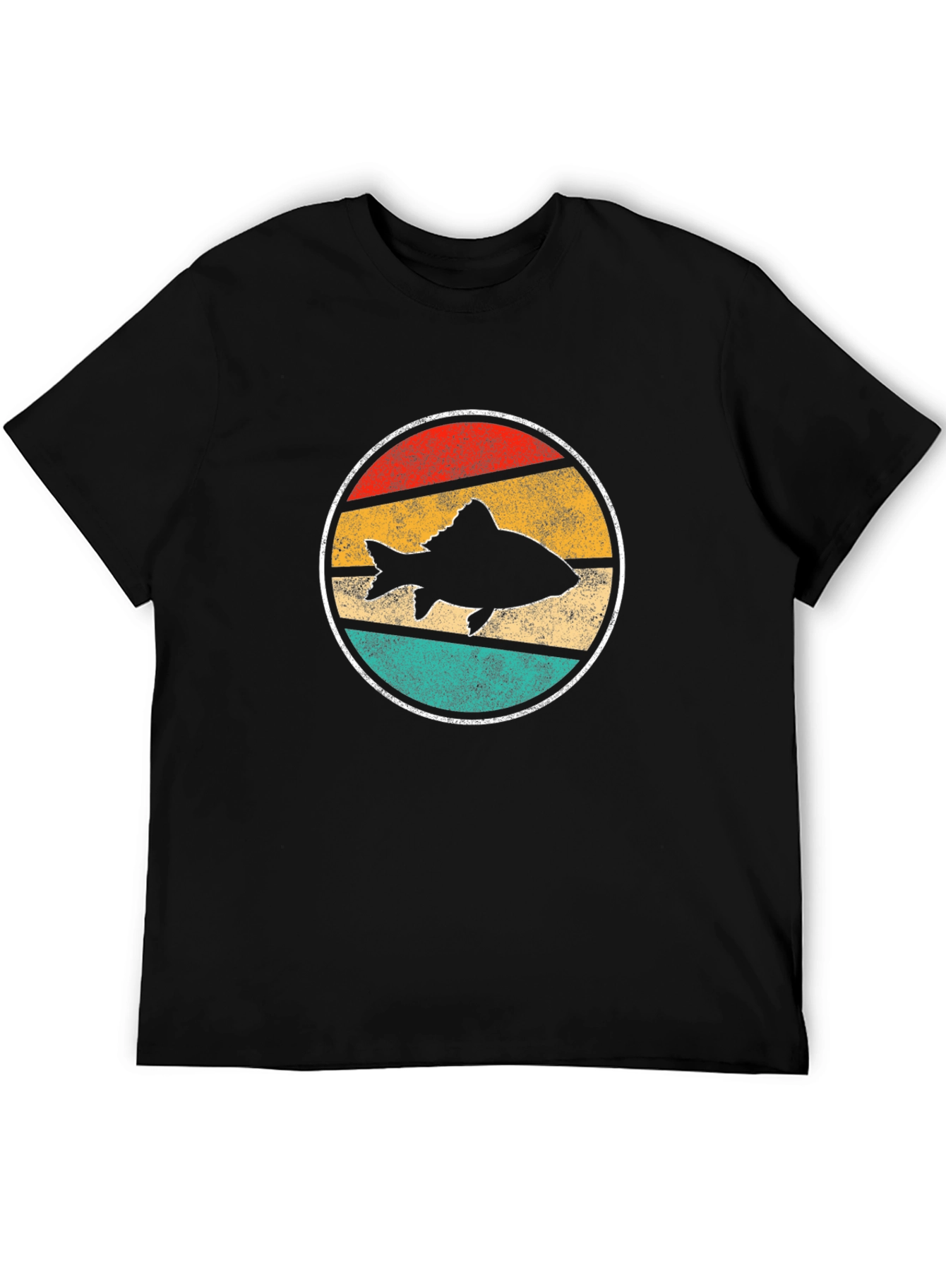 Retro Fish Silhouette T-Shirt