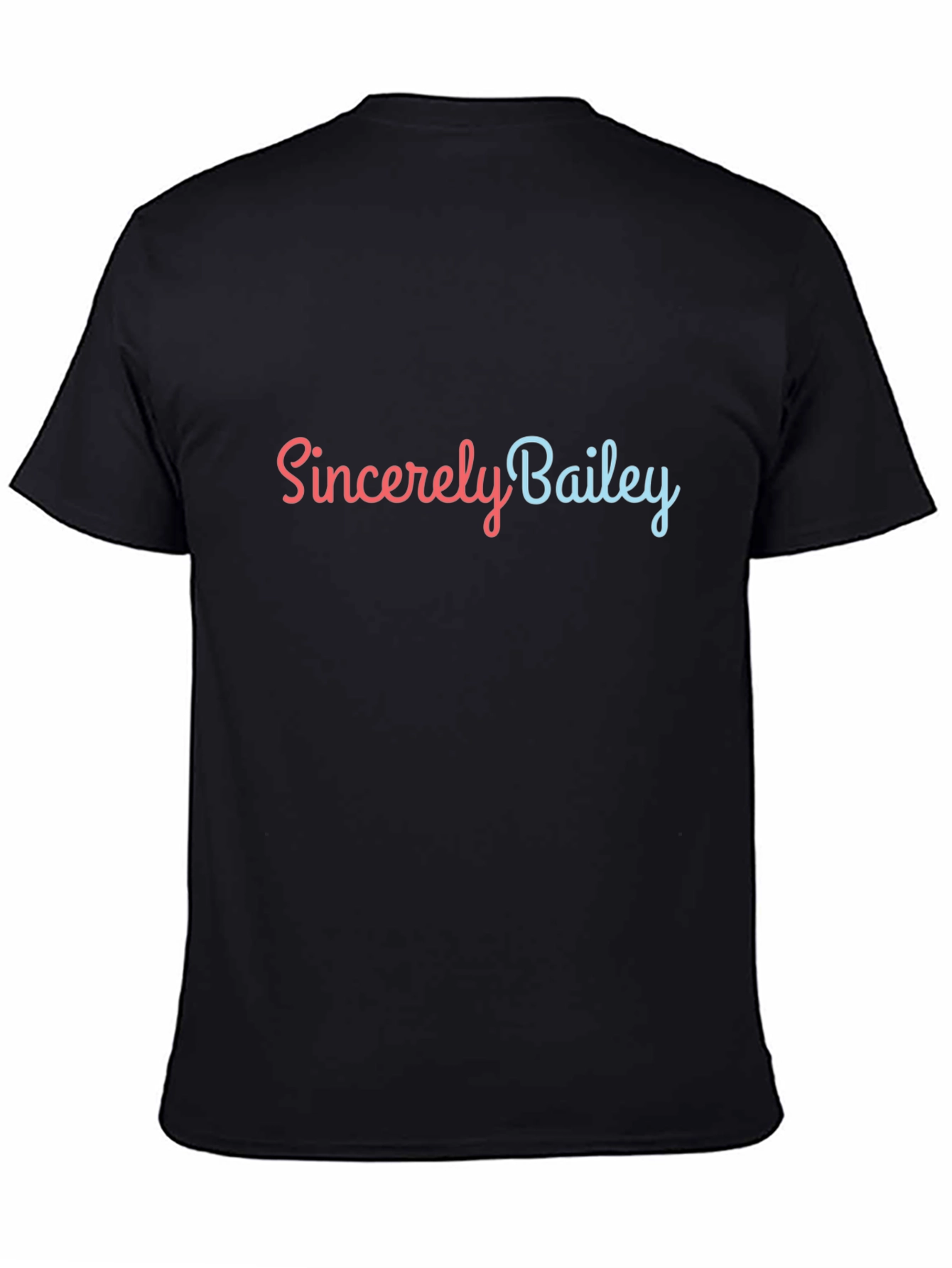 Sincerely Bailey Black T-Shirt