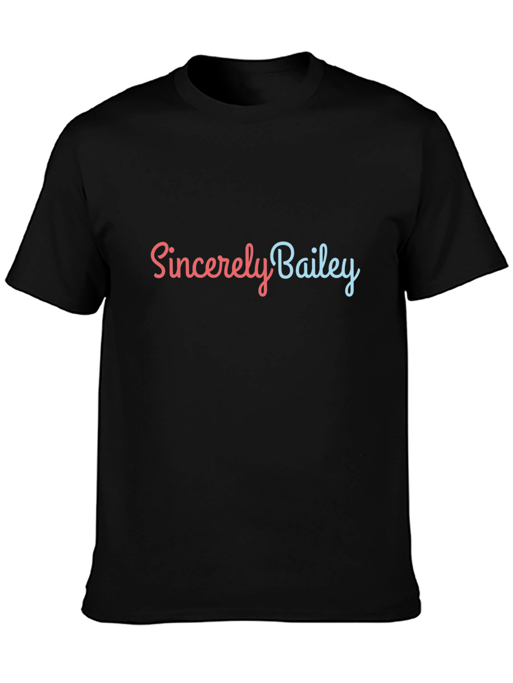 Sincerely Bailey Black T-Shirt