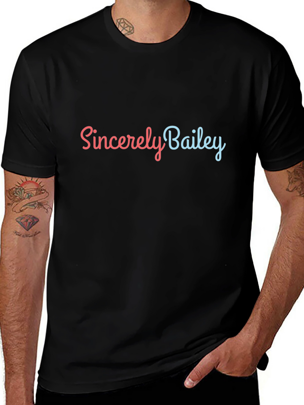 Sincerely Bailey Black T-Shirt