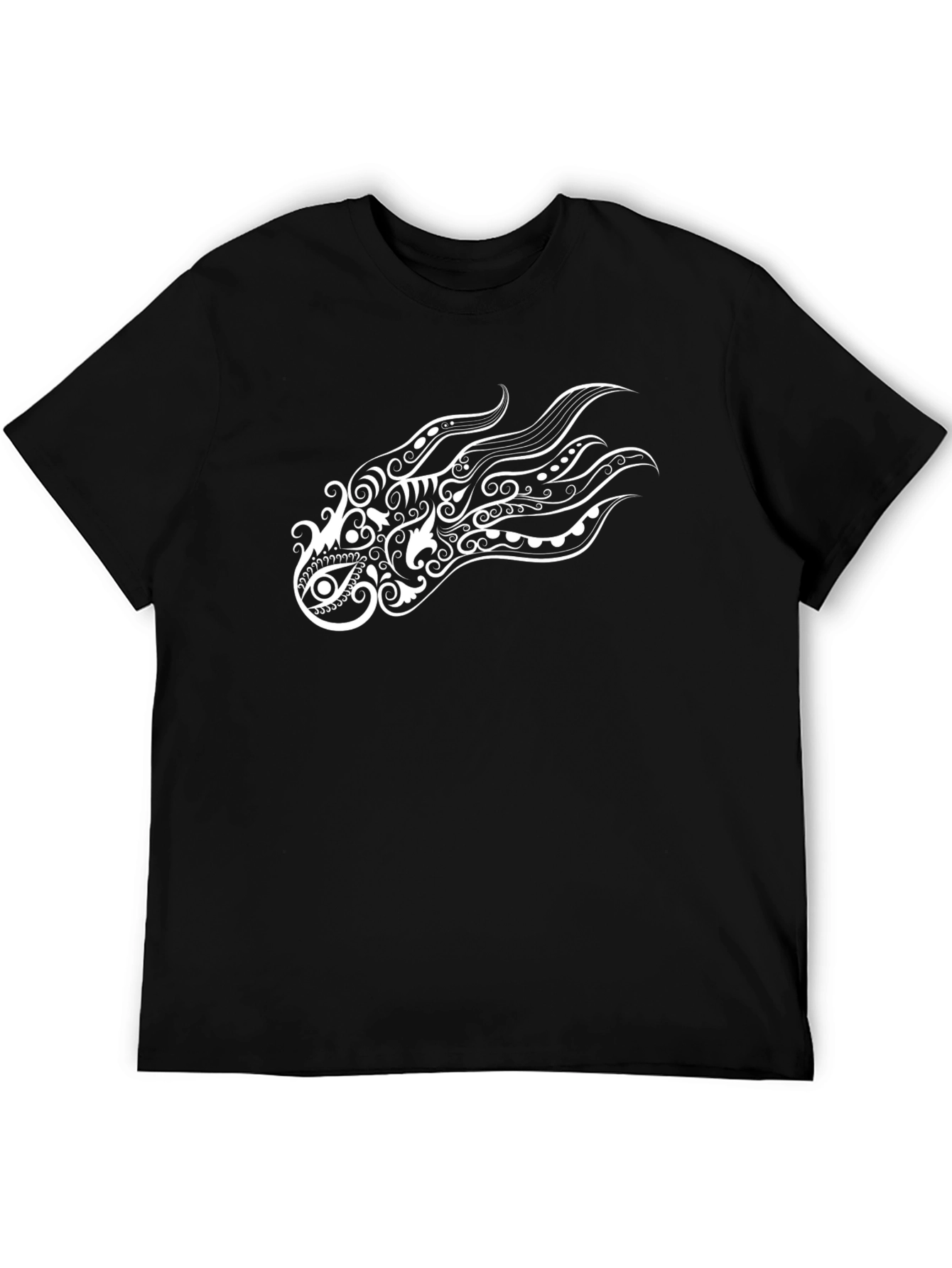 Tribal Eye Graphic Black T-Shirt