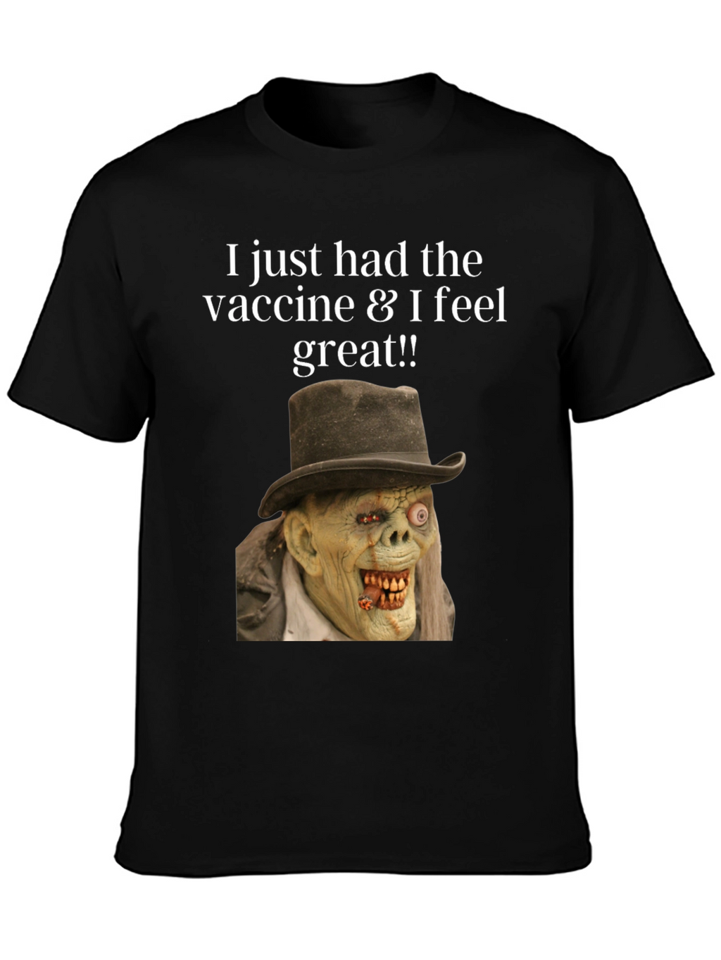 Vaccine Zombie Humor Graphic Tee