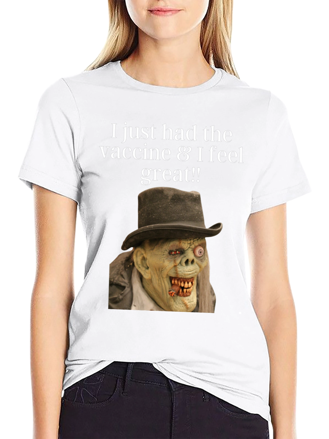 Vaccine Zombie Humor Graphic Tee
