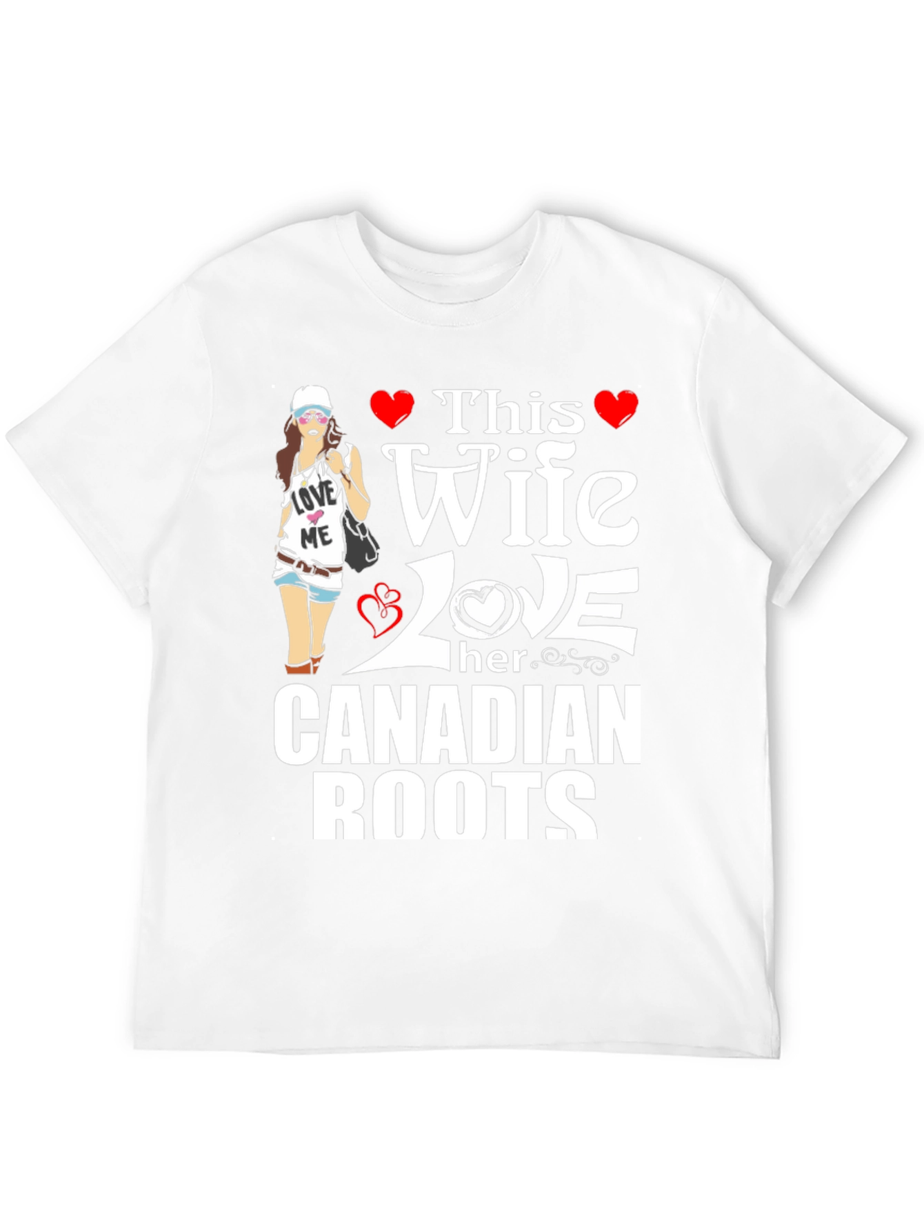 Wife Loves Canadian Roots T-Shirt