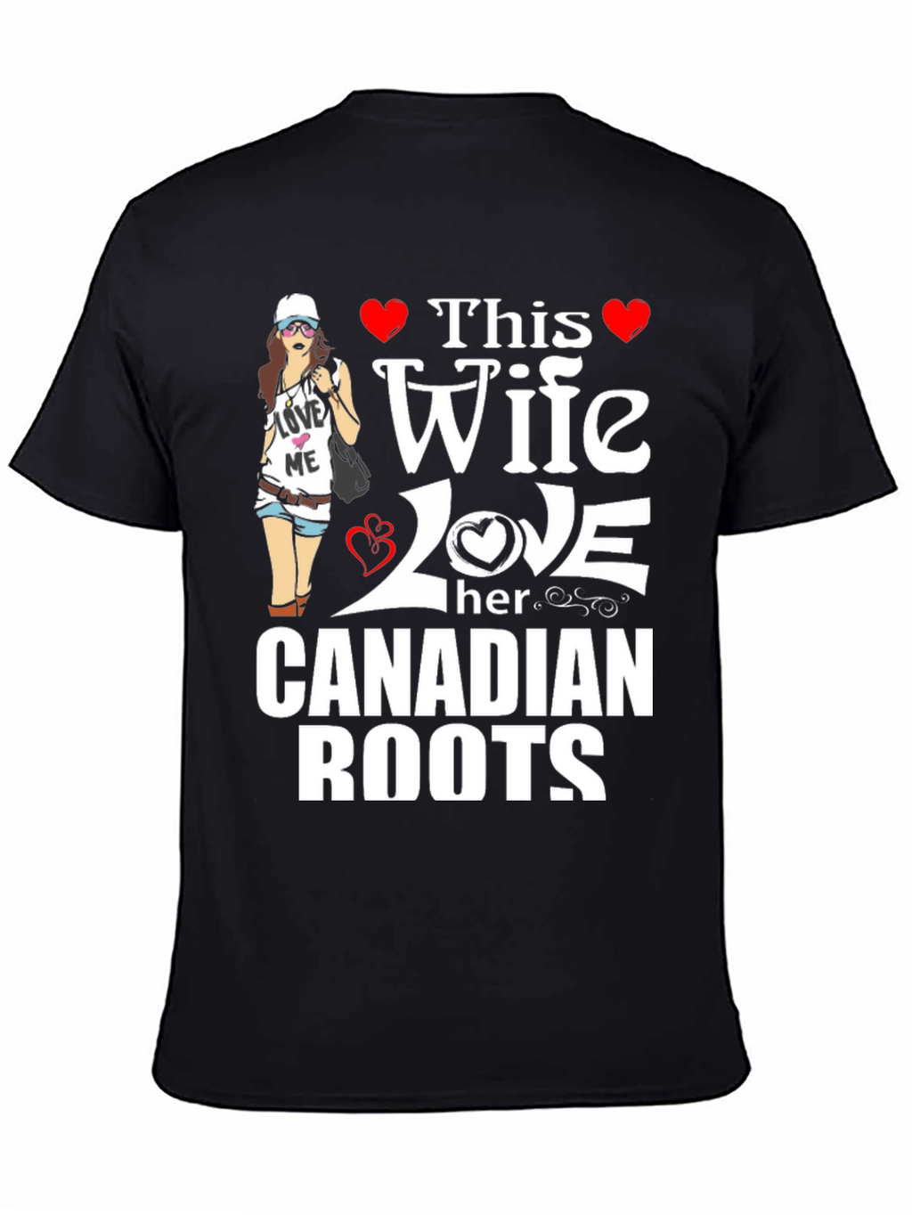 Wife Loves Canadian Roots T-Shirt