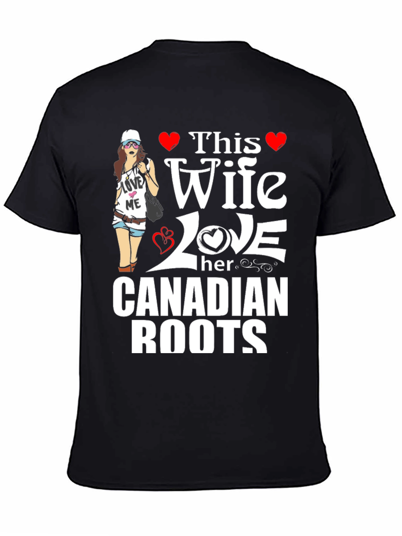 Wife Loves Canadian Roots T-Shirt