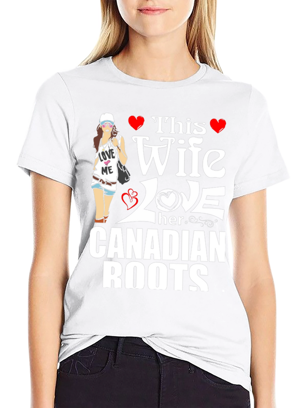 Wife Loves Canadian Roots T-Shirt