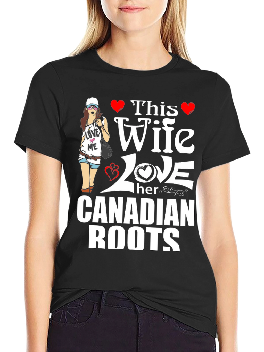 Wife Loves Canadian Roots T-Shirt