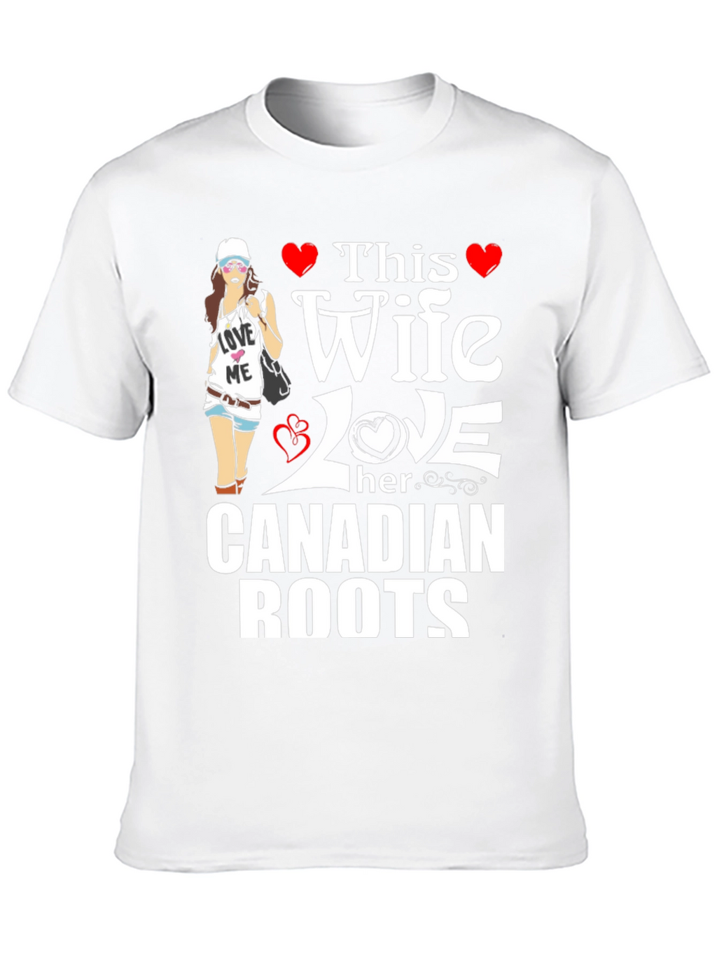 Wife Loves Canadian Roots T-Shirt