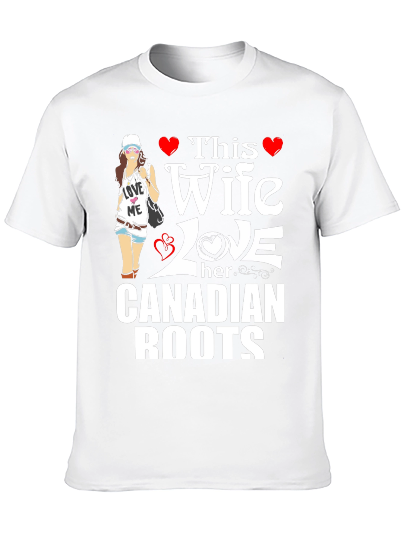 Wife Loves Canadian Roots T-Shirt