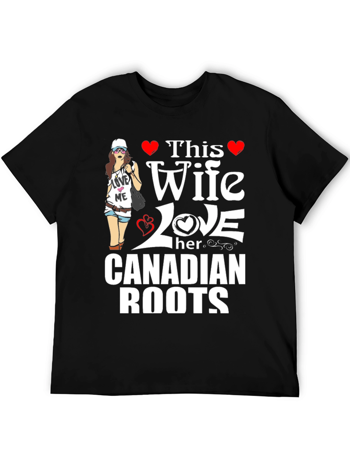 Wife Loves Canadian Roots T-Shirt