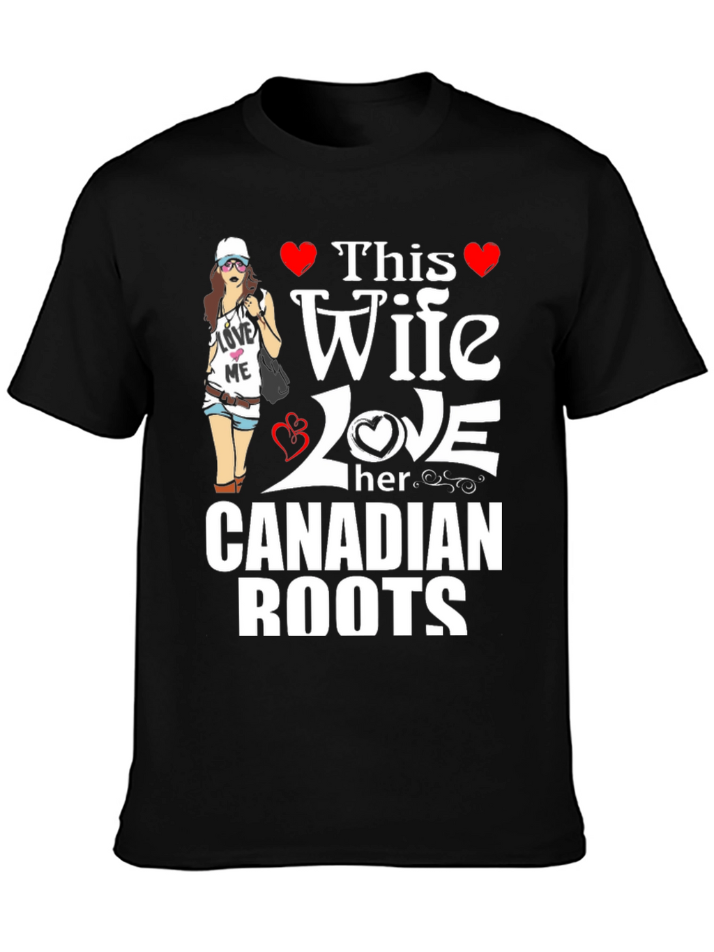 Wife Loves Canadian Roots T-Shirt
