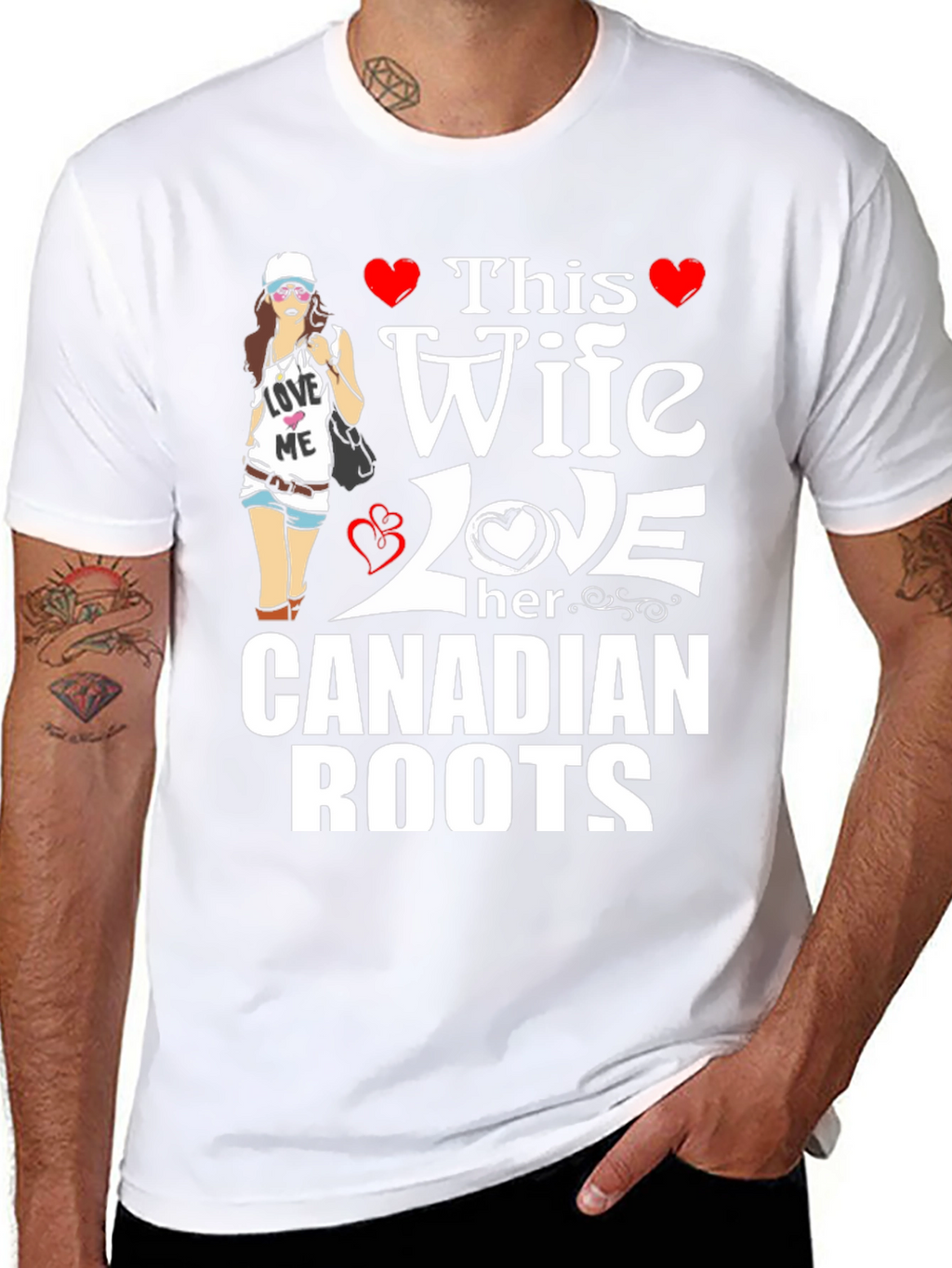 Wife Loves Canadian Roots T-Shirt
