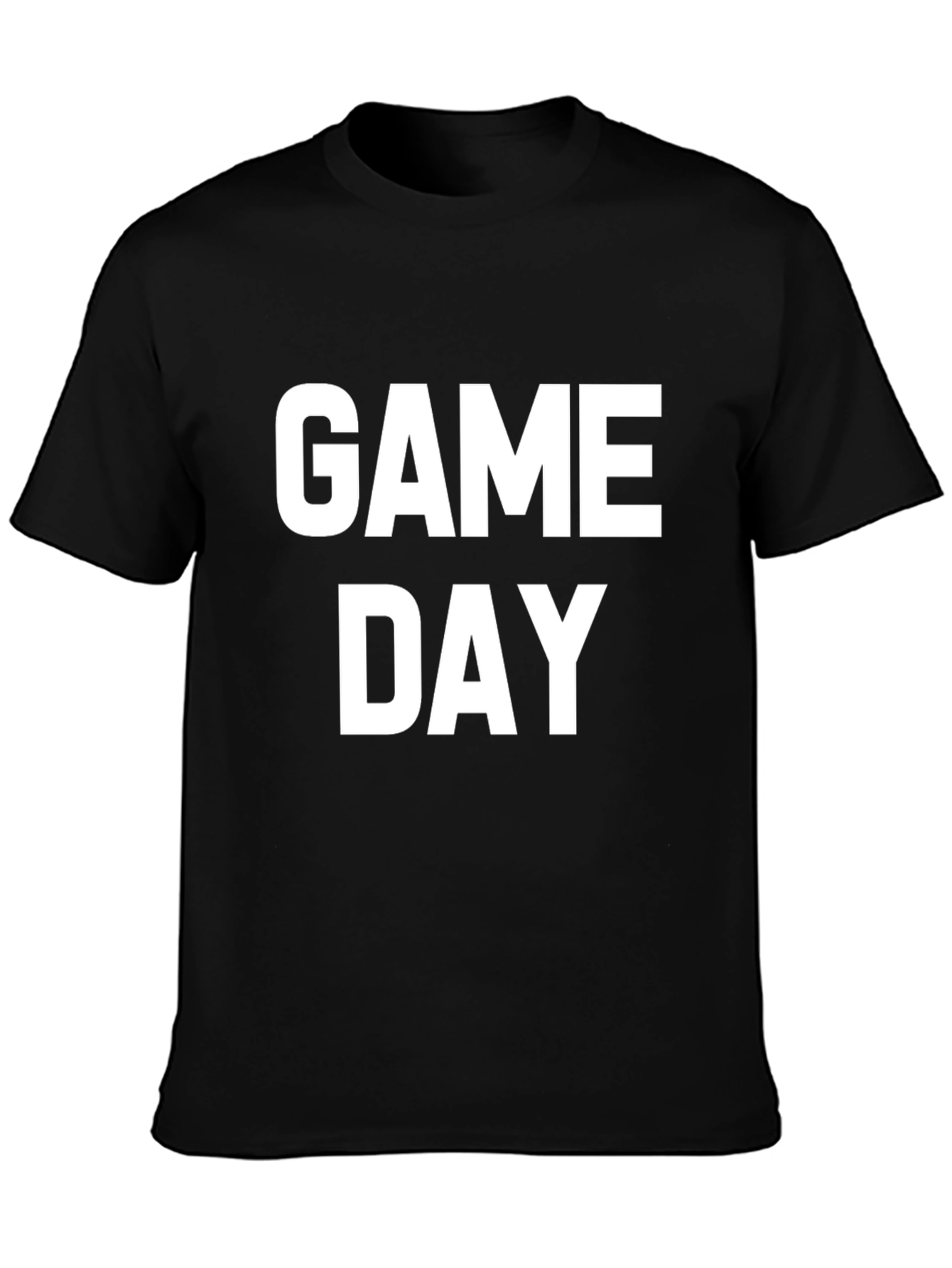 Game Day Graphic Tee - Black Short Sleeve