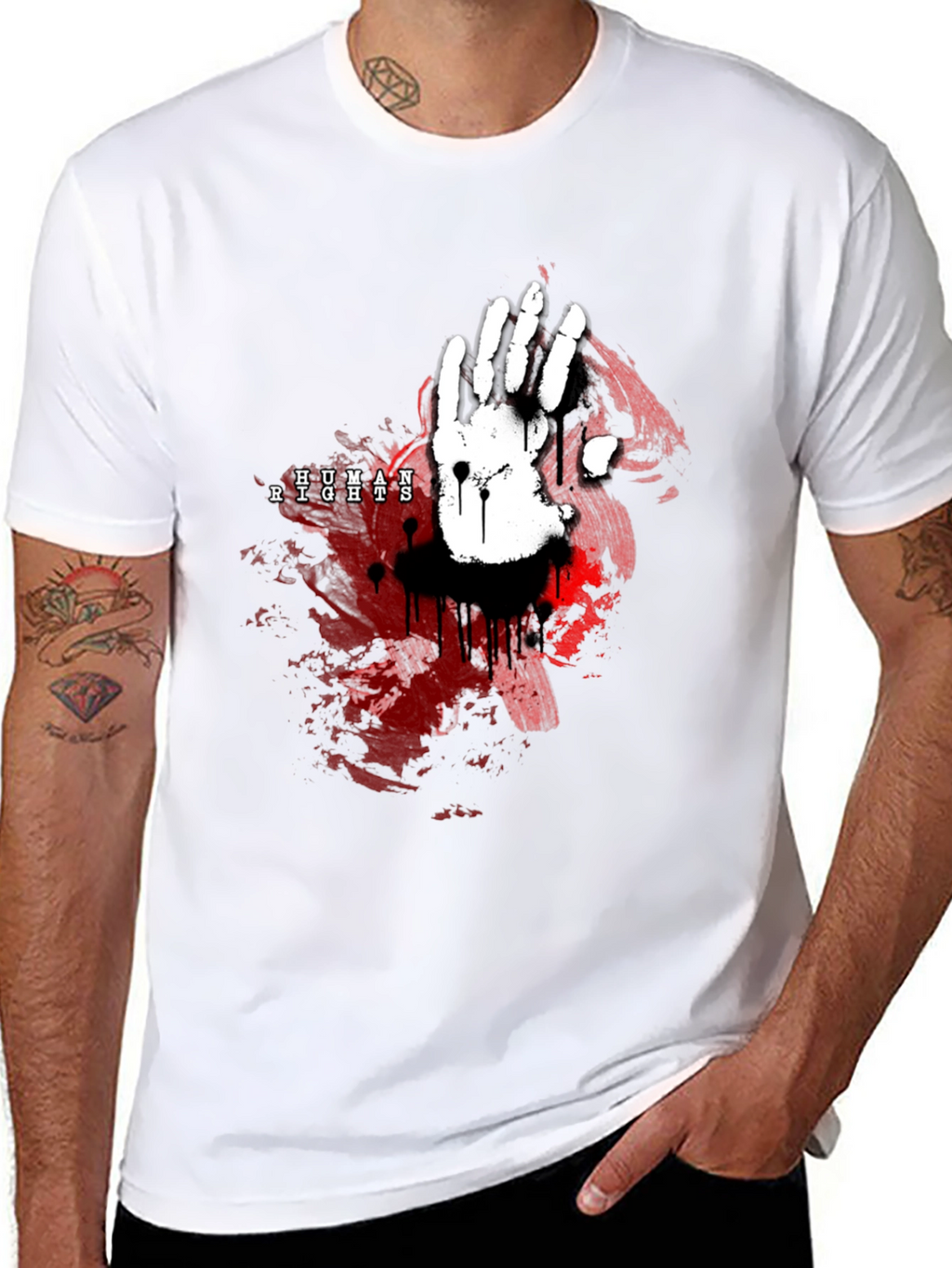 Human Rights Graphic Print Tee