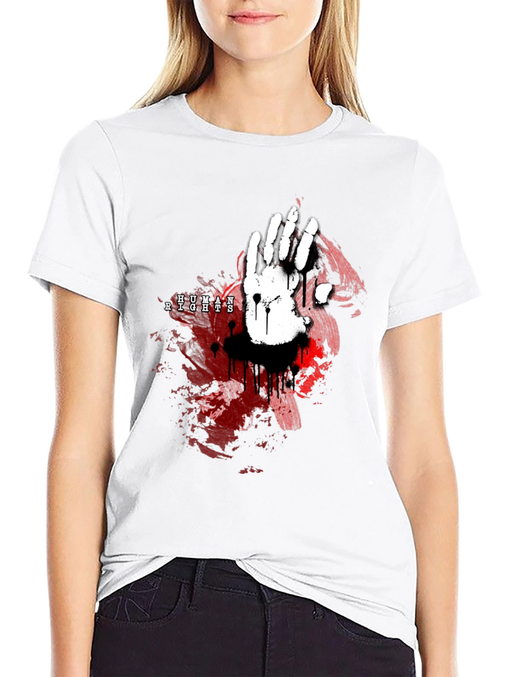 Human Rights Graphic Print Tee