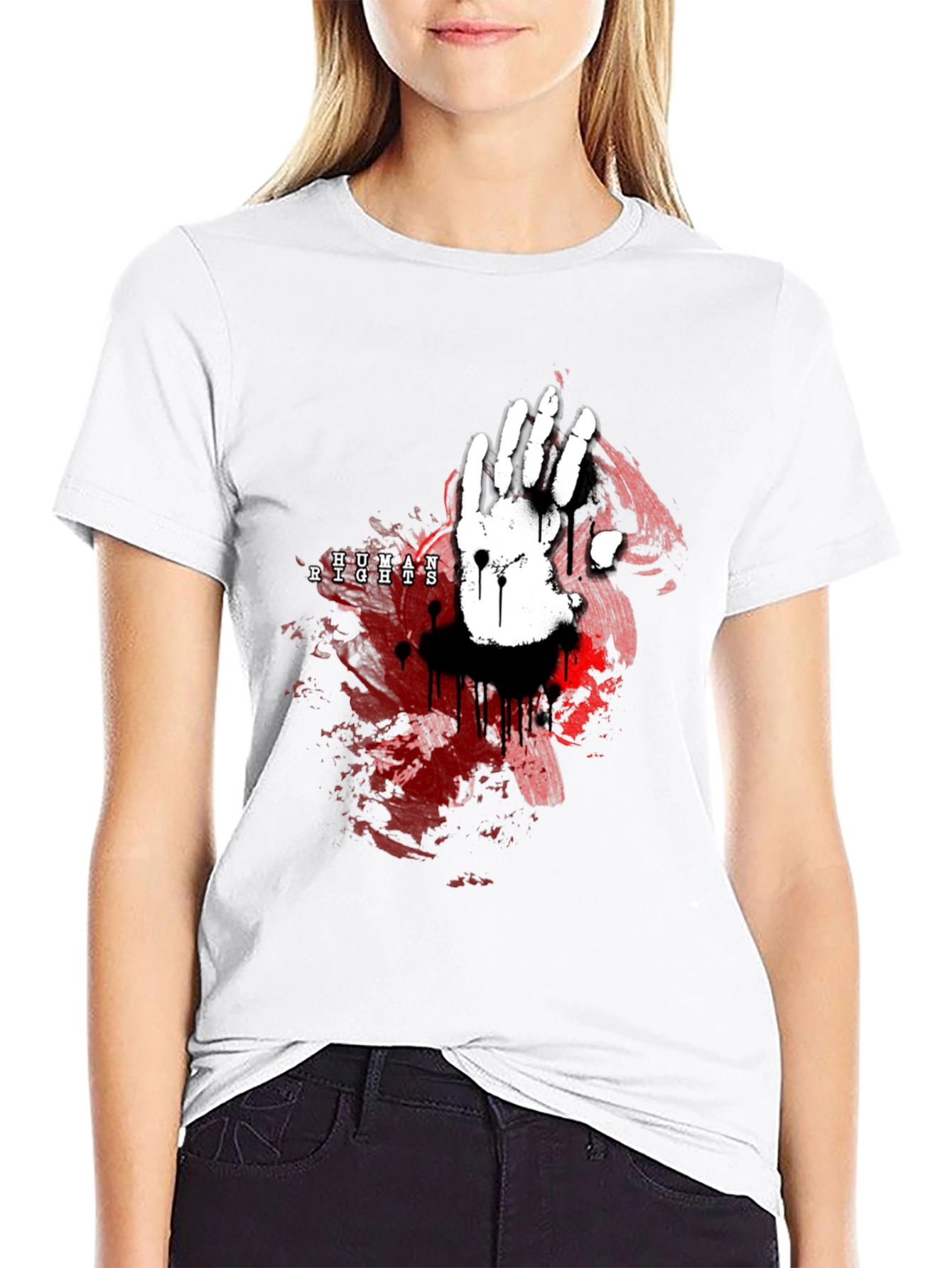Human Rights Graphic Print Tee