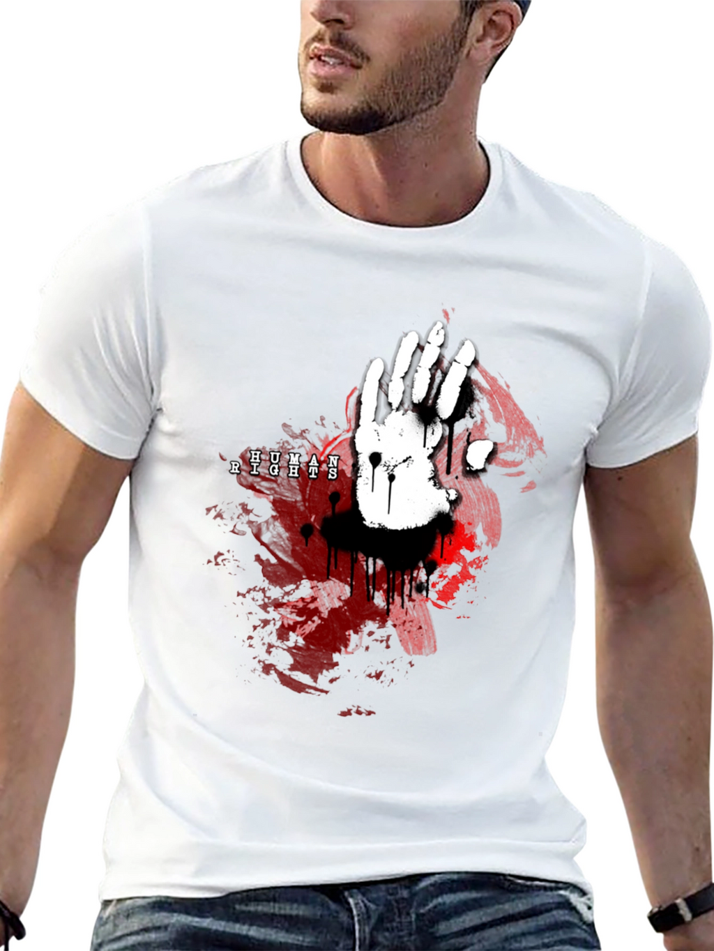 Human Rights Graphic Print Tee