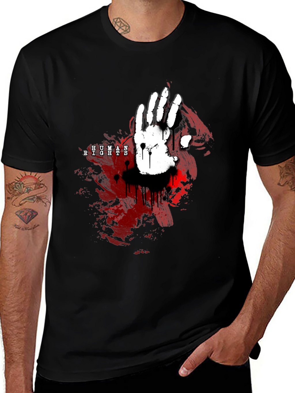 Human Rights Graphic Print Tee