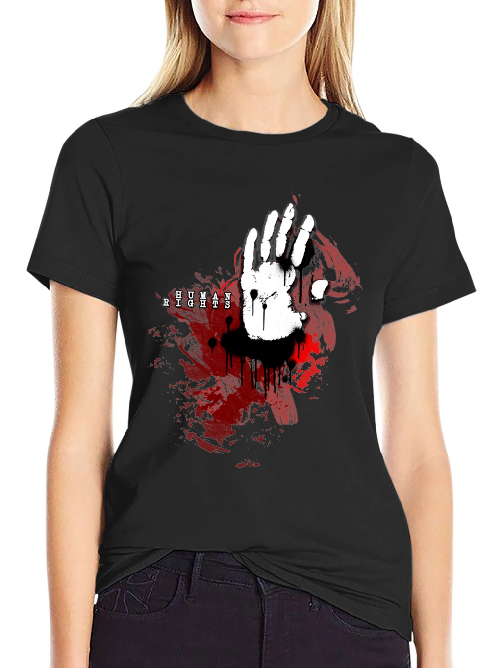 Human Rights Graphic Print Tee