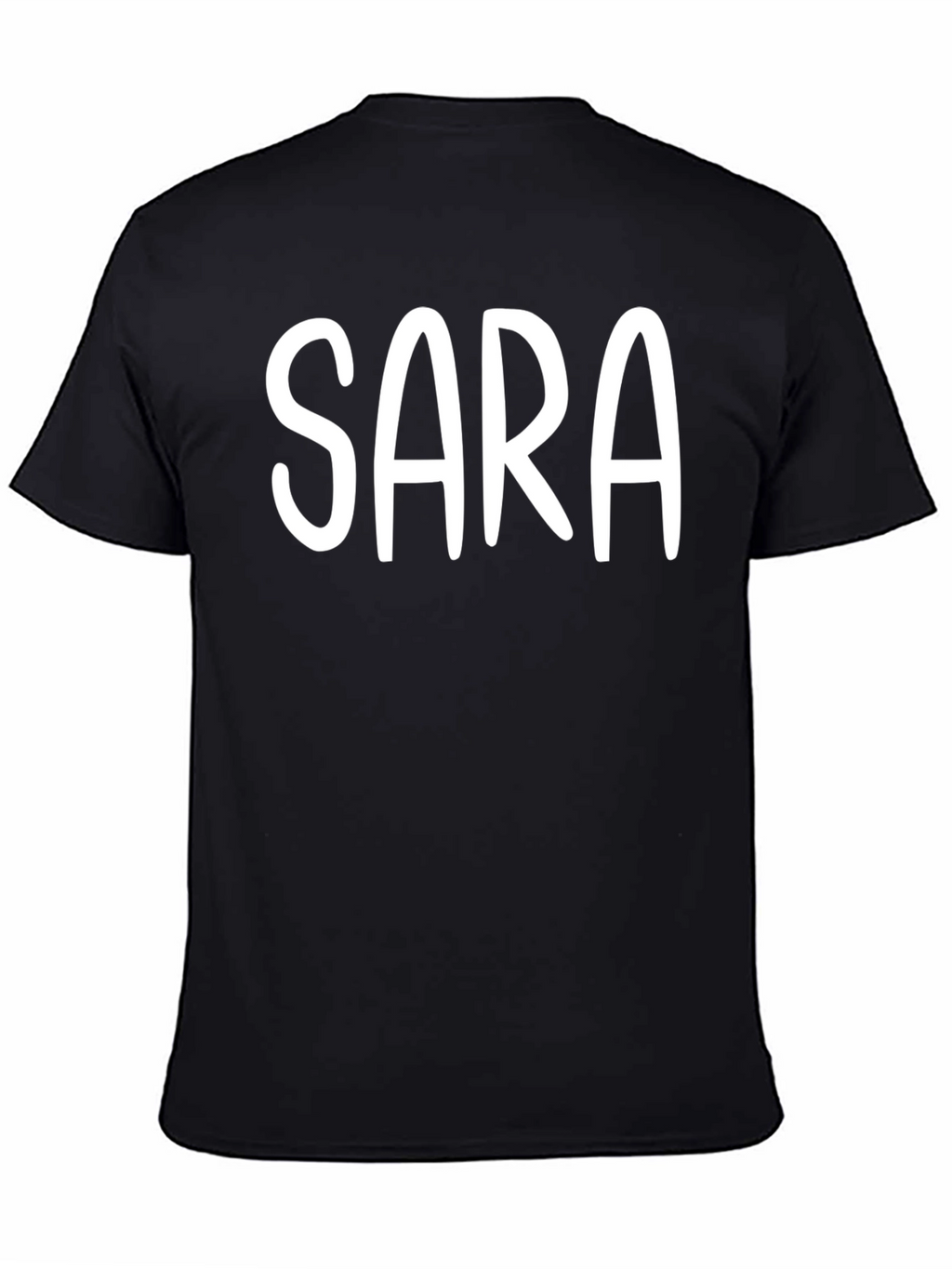 Personalized SARA Black T-Shirt