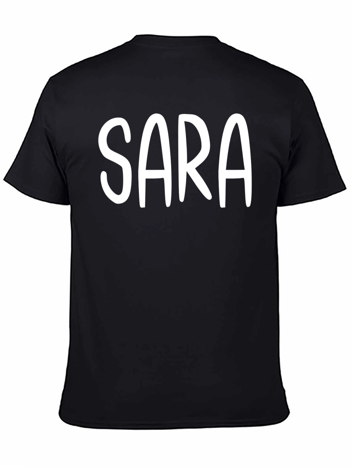Personalized SARA Black T-Shirt