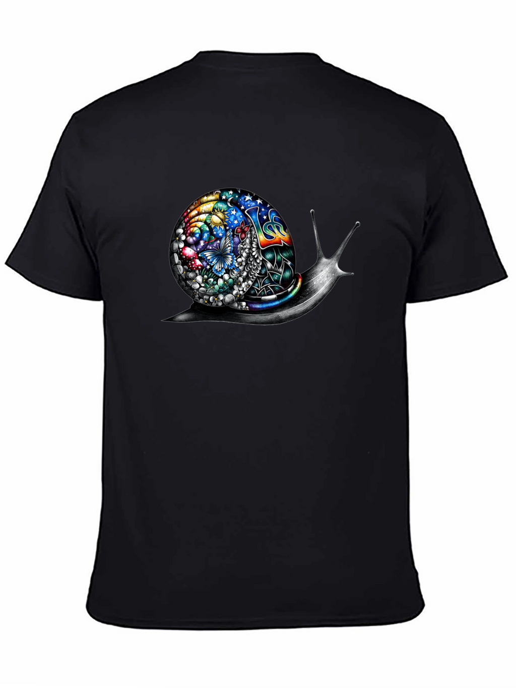 Psychedelic Snail Graphic Tee - Unique Art Shirt