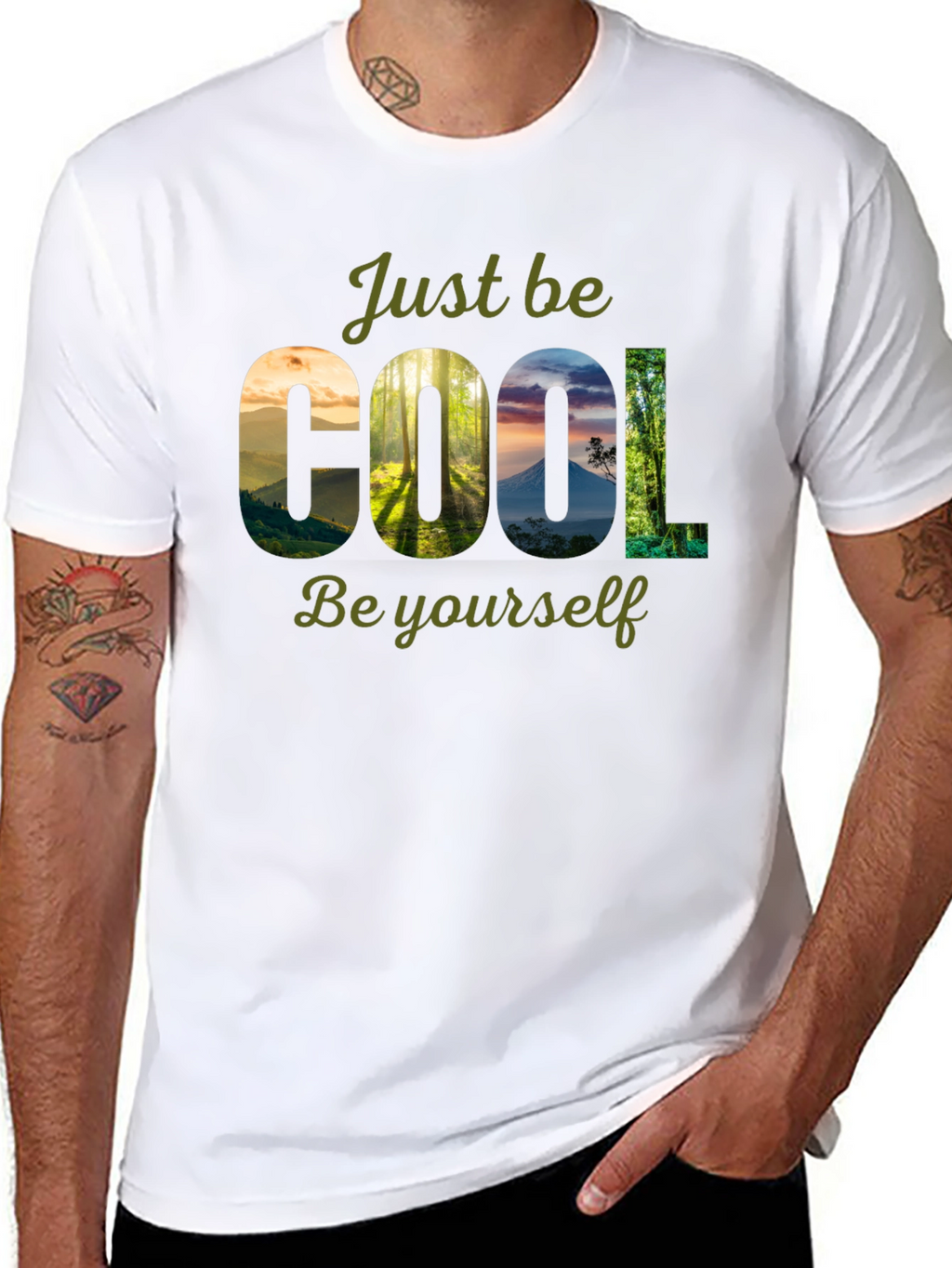 Cool Nature T-Shirt - Just Be Yourself