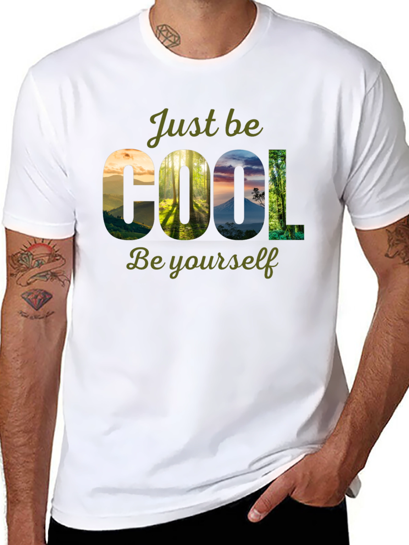 Cool Nature T-Shirt - Just Be Yourself