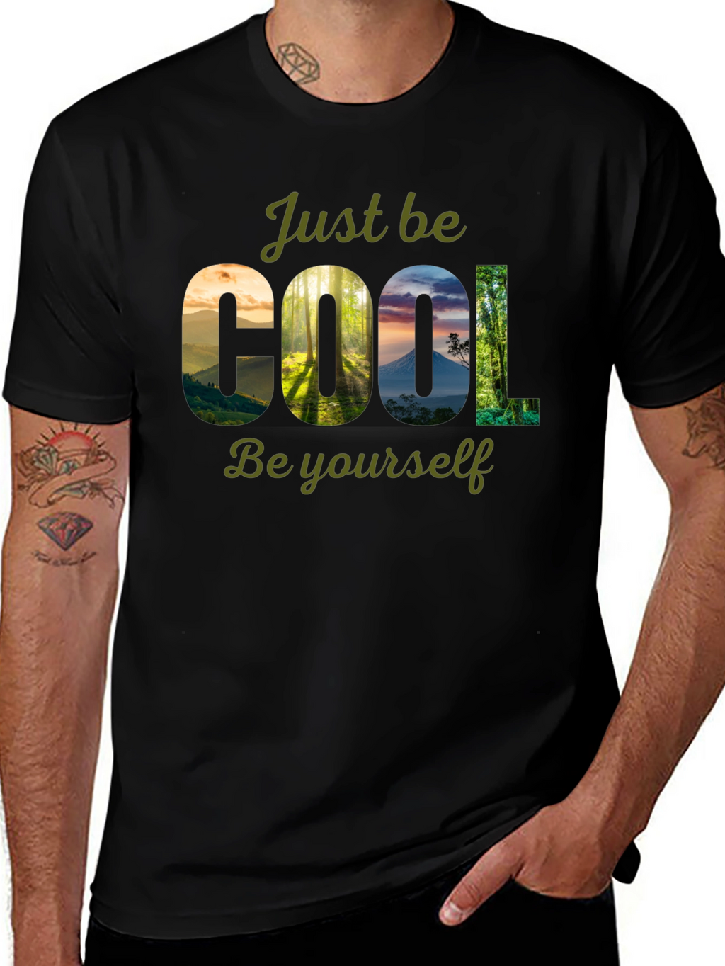 Cool Nature T-Shirt - Just Be Yourself