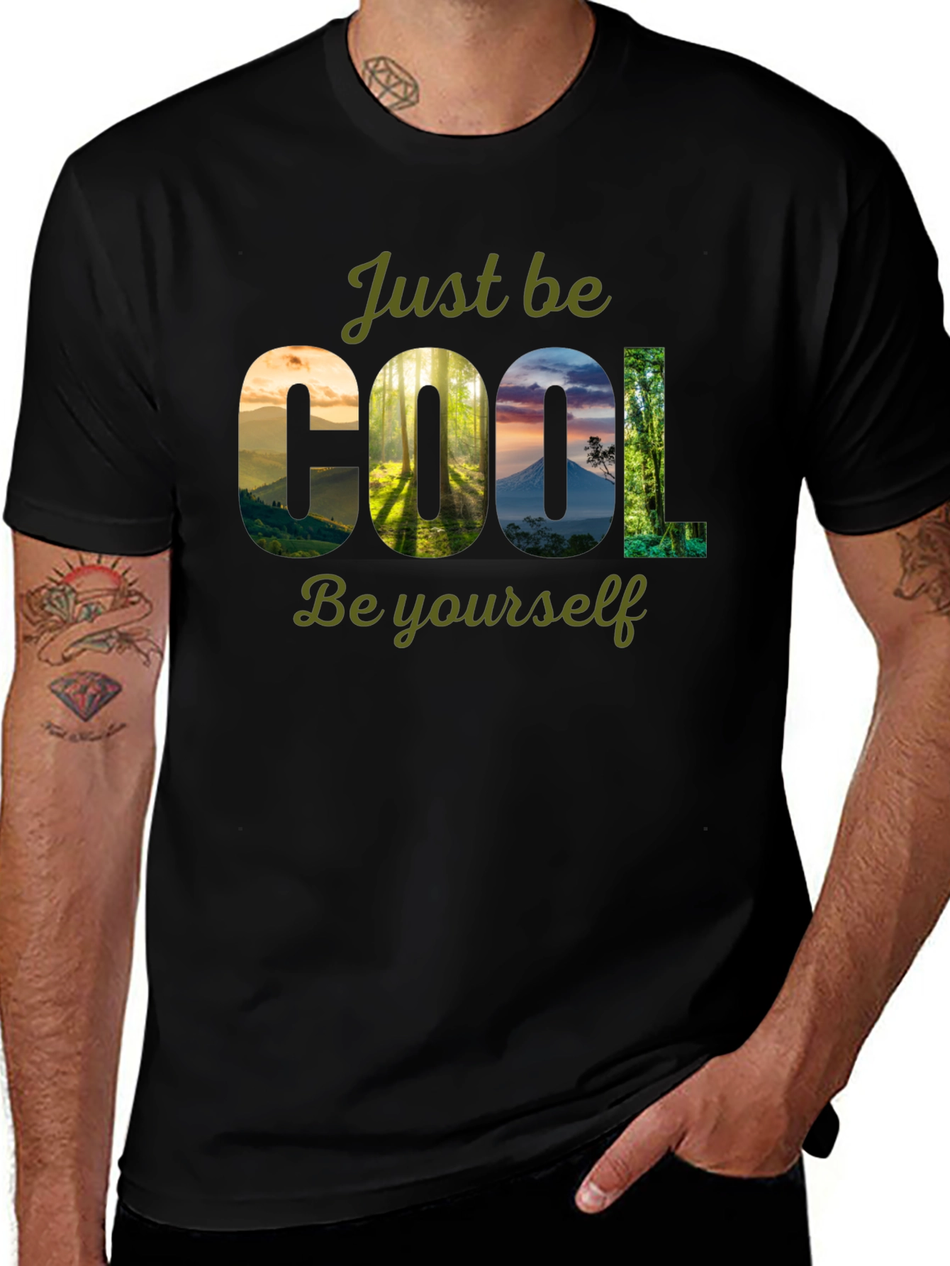 Cool Nature T-Shirt - Just Be Yourself