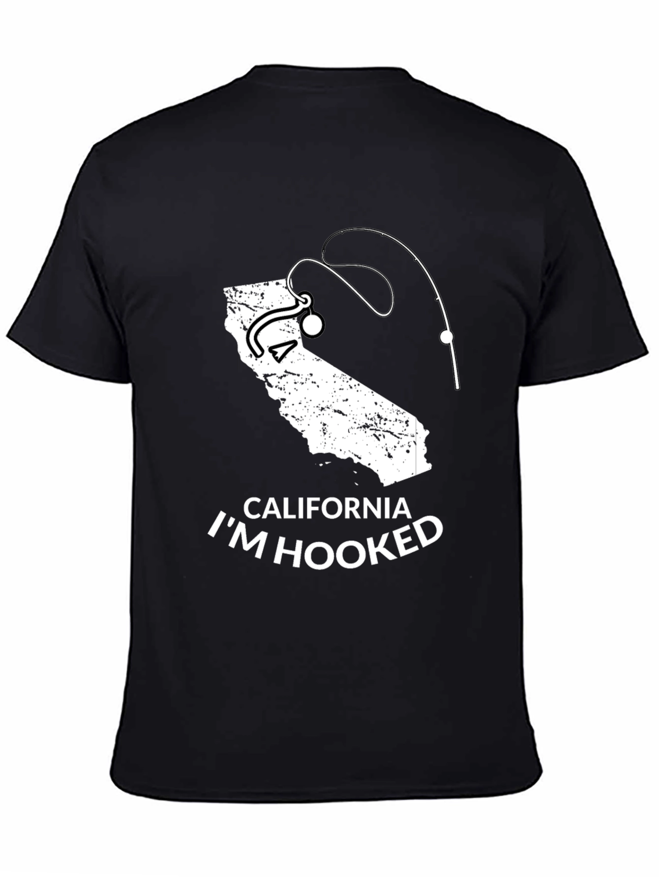 California Im Hooked Fishing T-Shirt