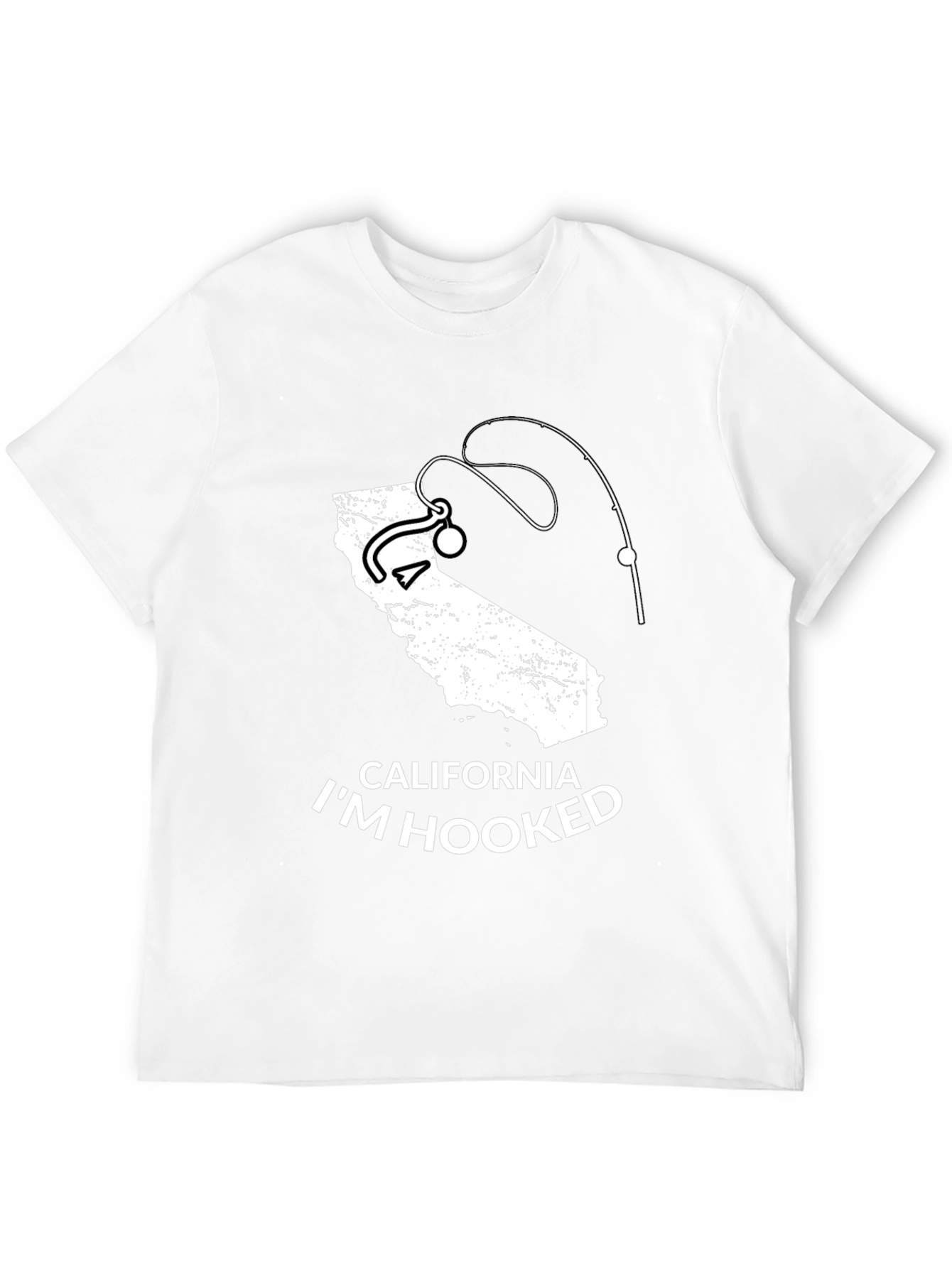California Im Hooked Fishing T-Shirt
