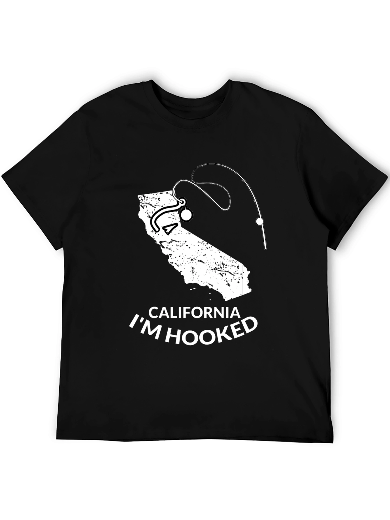 California Im Hooked Fishing T-Shirt