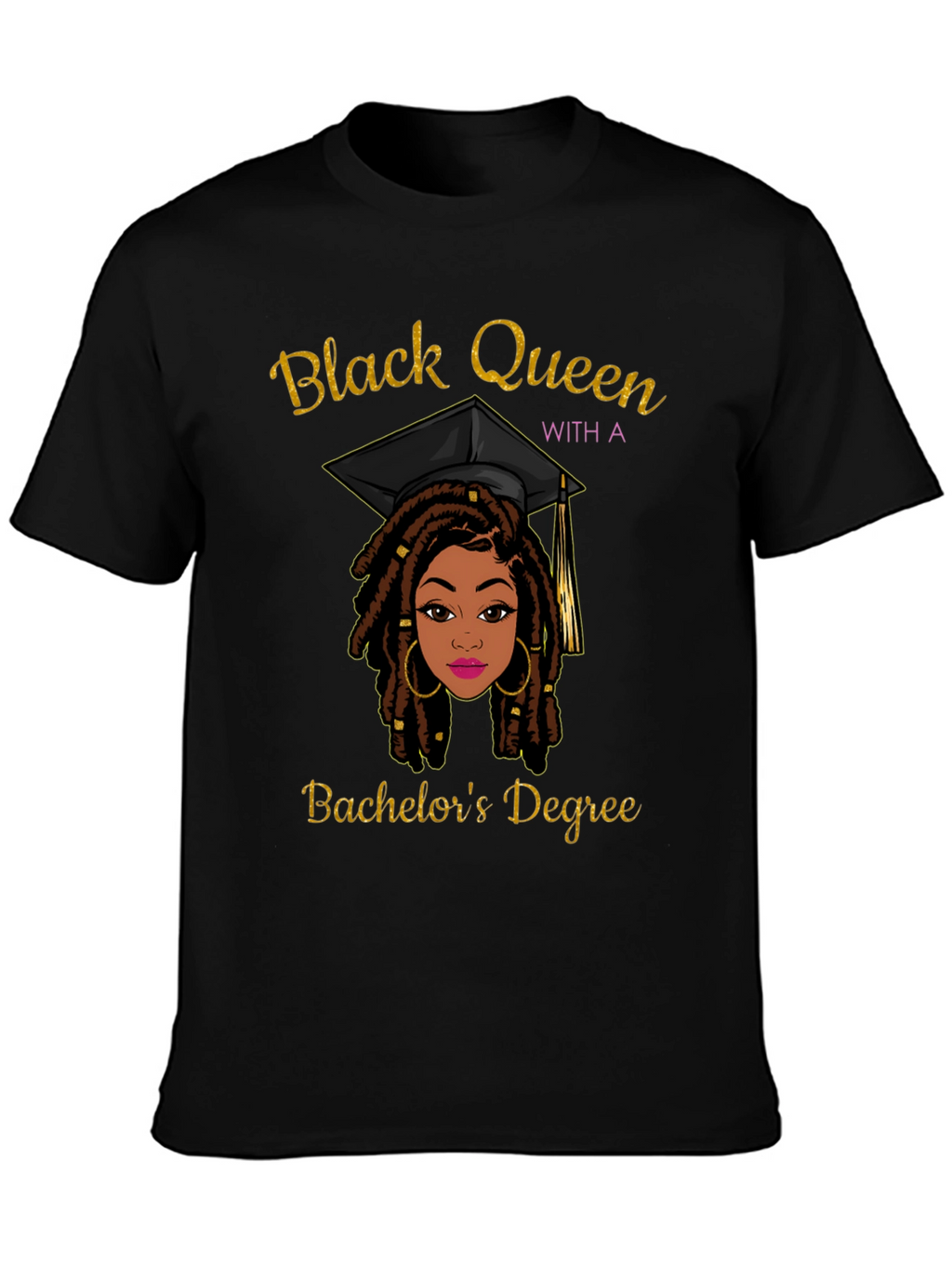 Black Queen Bachelors Degree Graphic Tee