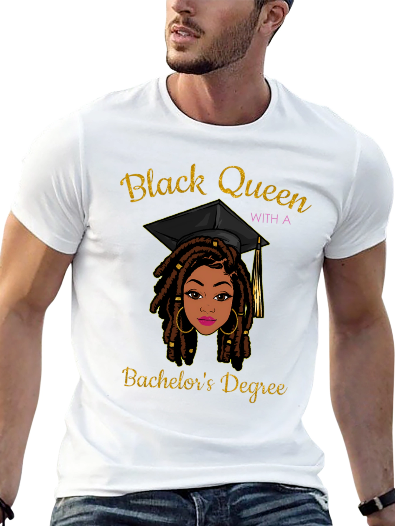Black Queen Bachelors Degree Graphic Tee