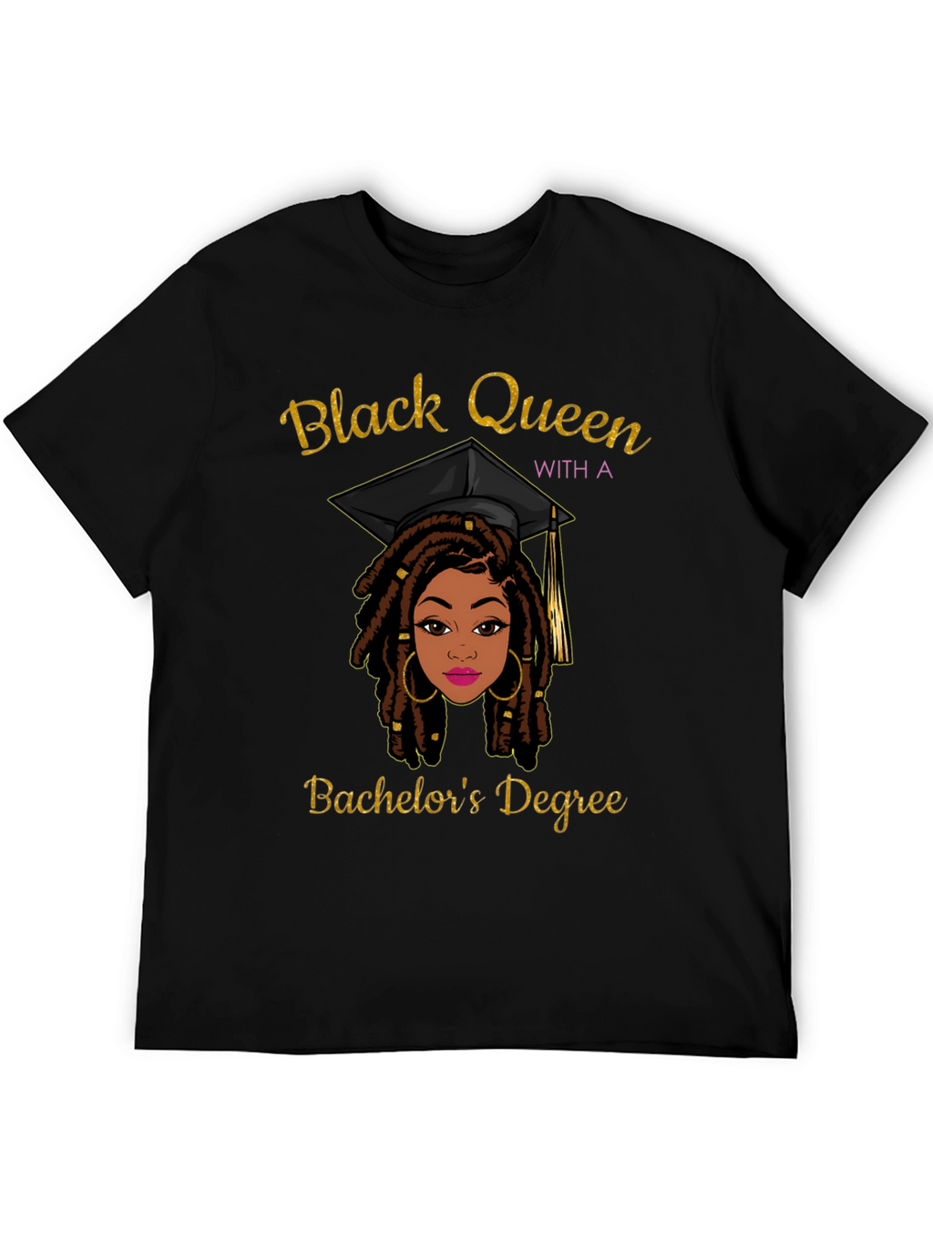Black Queen Bachelors Degree Graphic Tee