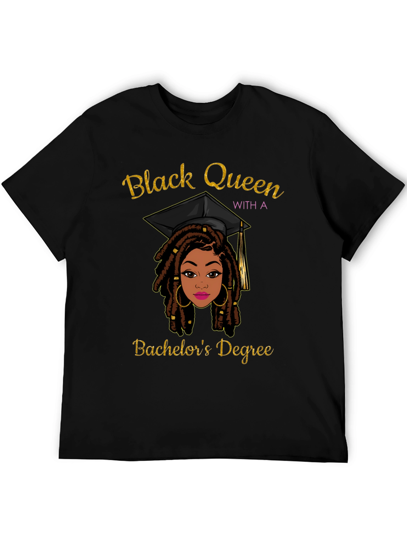 Black Queen Bachelors Degree Graphic Tee
