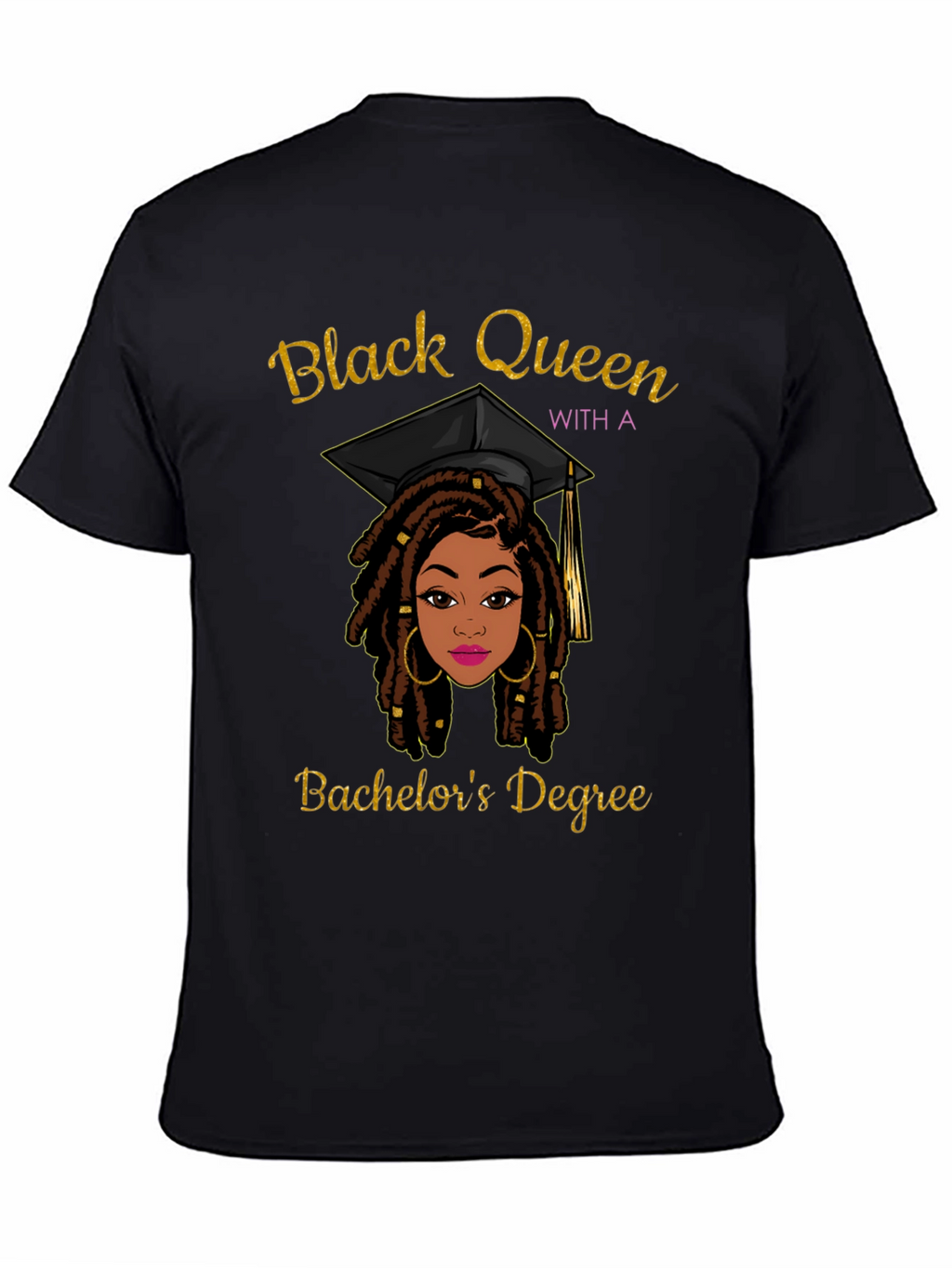 Black Queen Bachelors Degree Graphic Tee