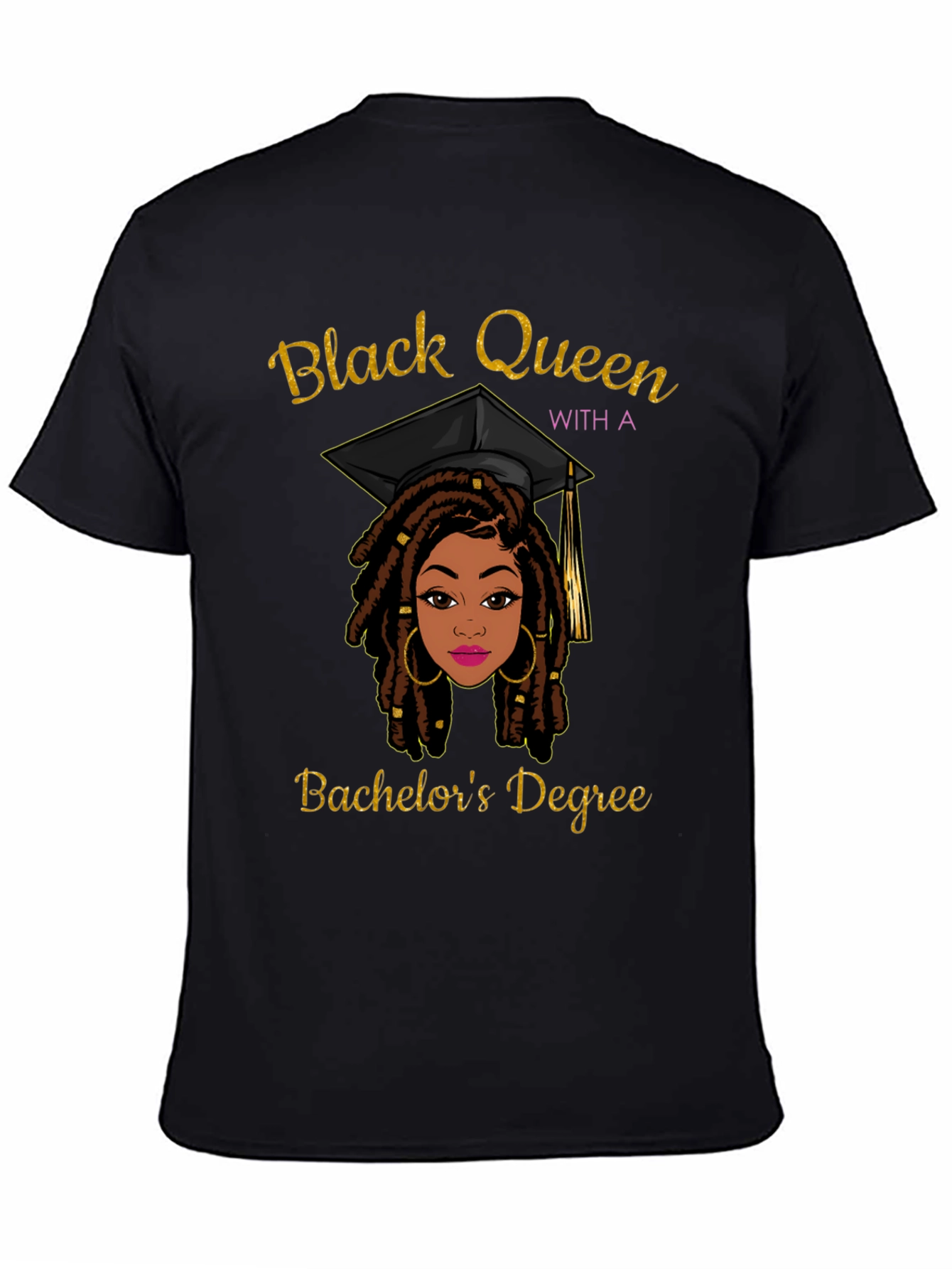 Black Queen Bachelors Degree Graphic Tee