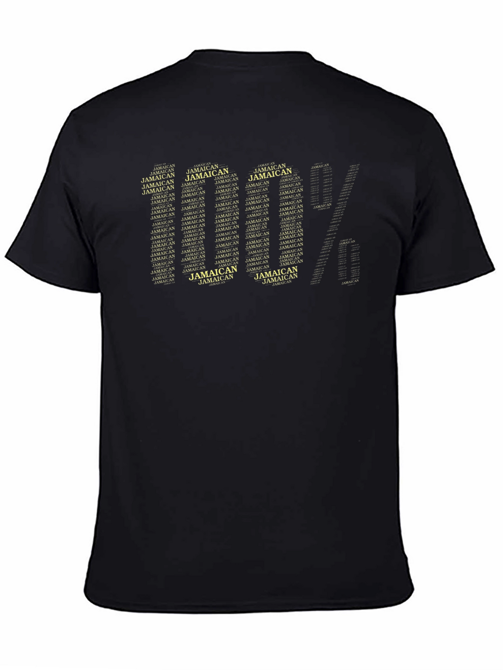 100% Jamaican Graphic Tee - Black