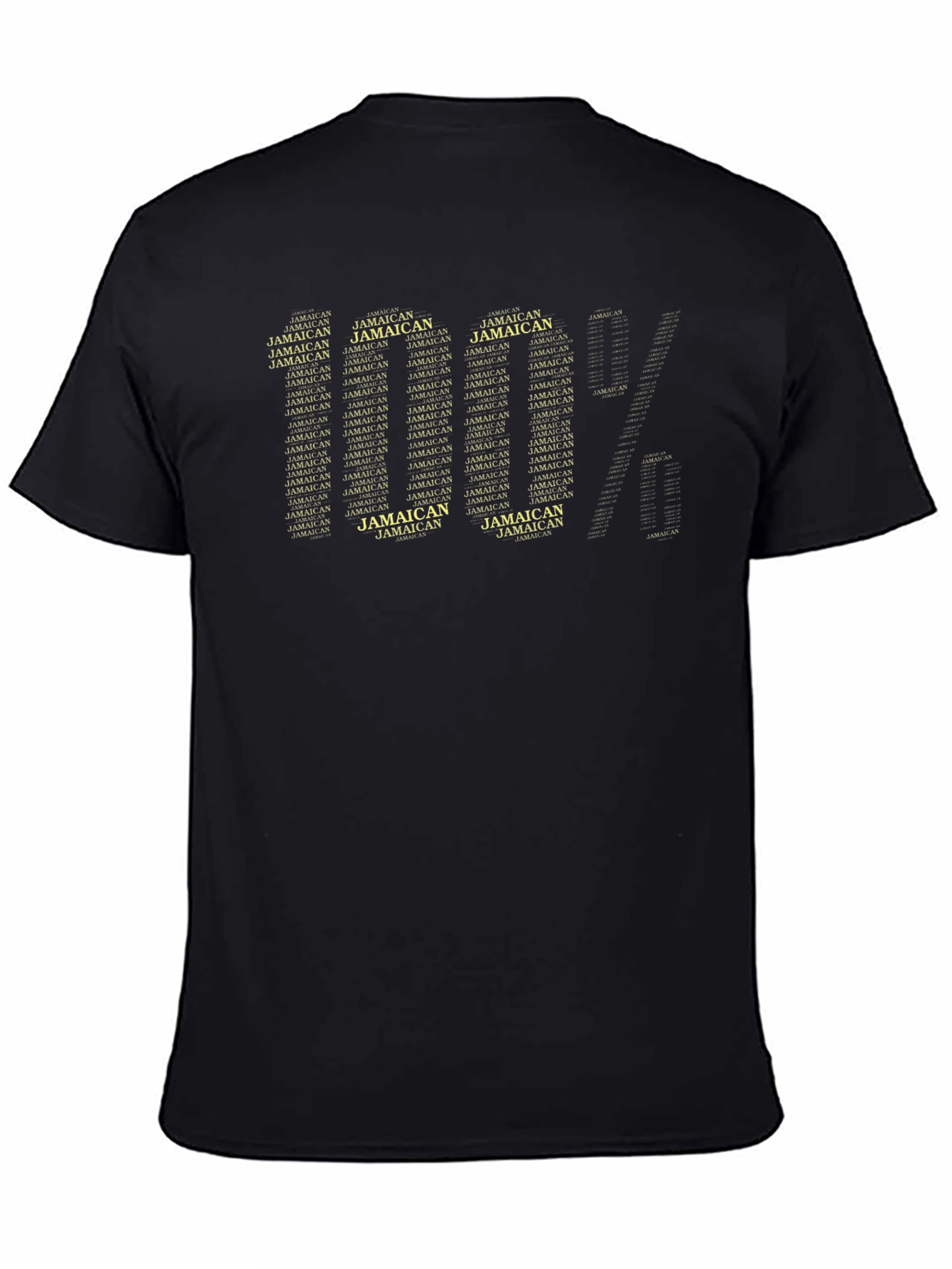 100% Jamaican Graphic Tee - Black